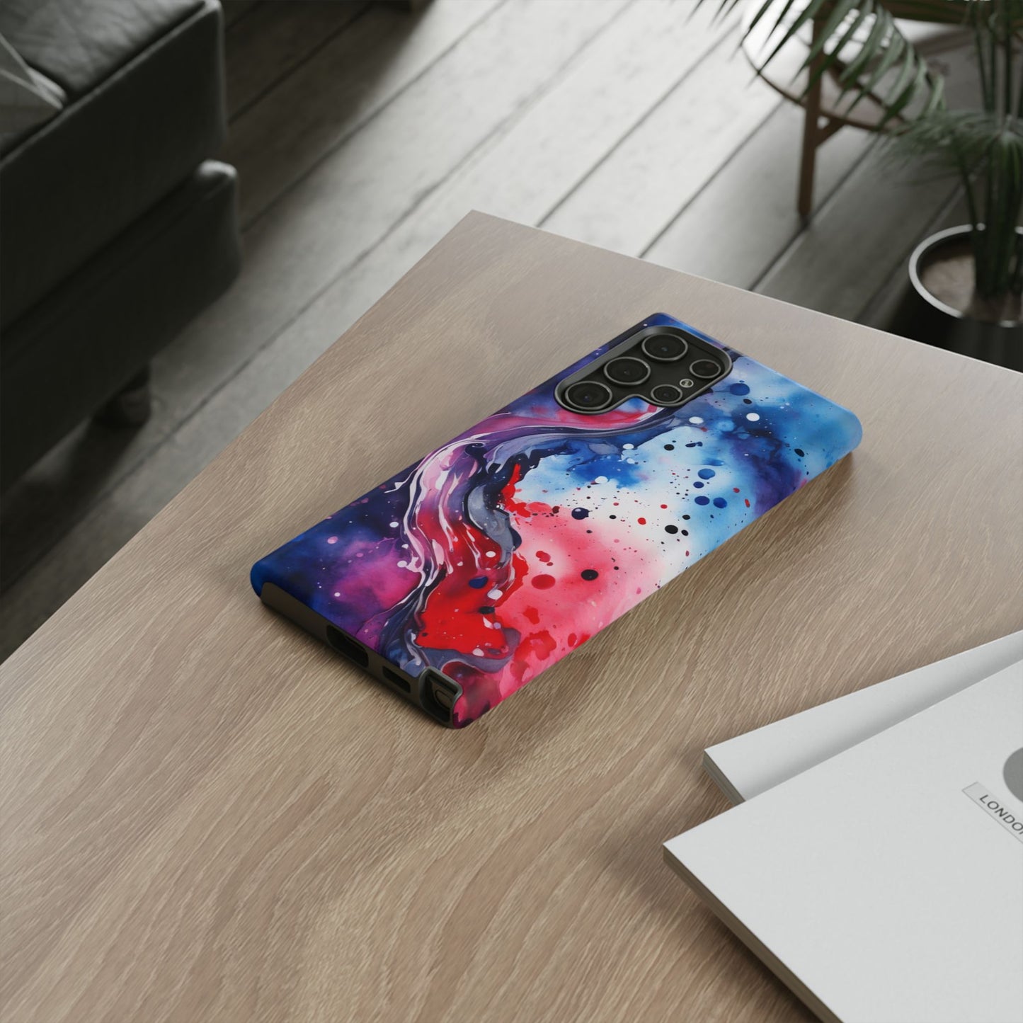 Galaxy Abstract Tough Phone case for Samsung Galaxy S26/S25/S24/S23/S22 – Vibrant Nebula Protective Cover