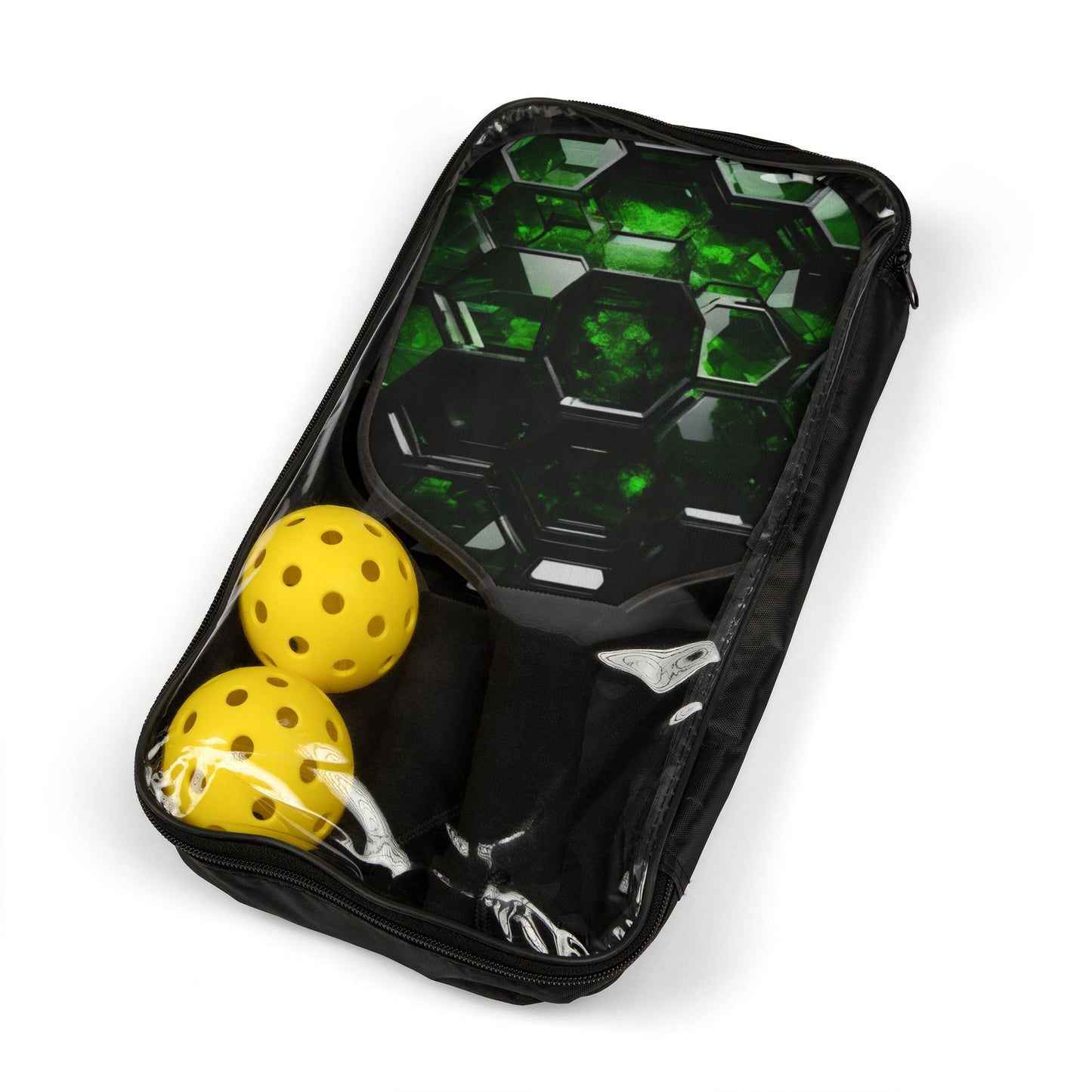 Pickleball Kit – Durable Wooden Paddles, Portable Set with Balls & Carry Bag for All Skill Levels - Perfect for Outdoor Fun!
