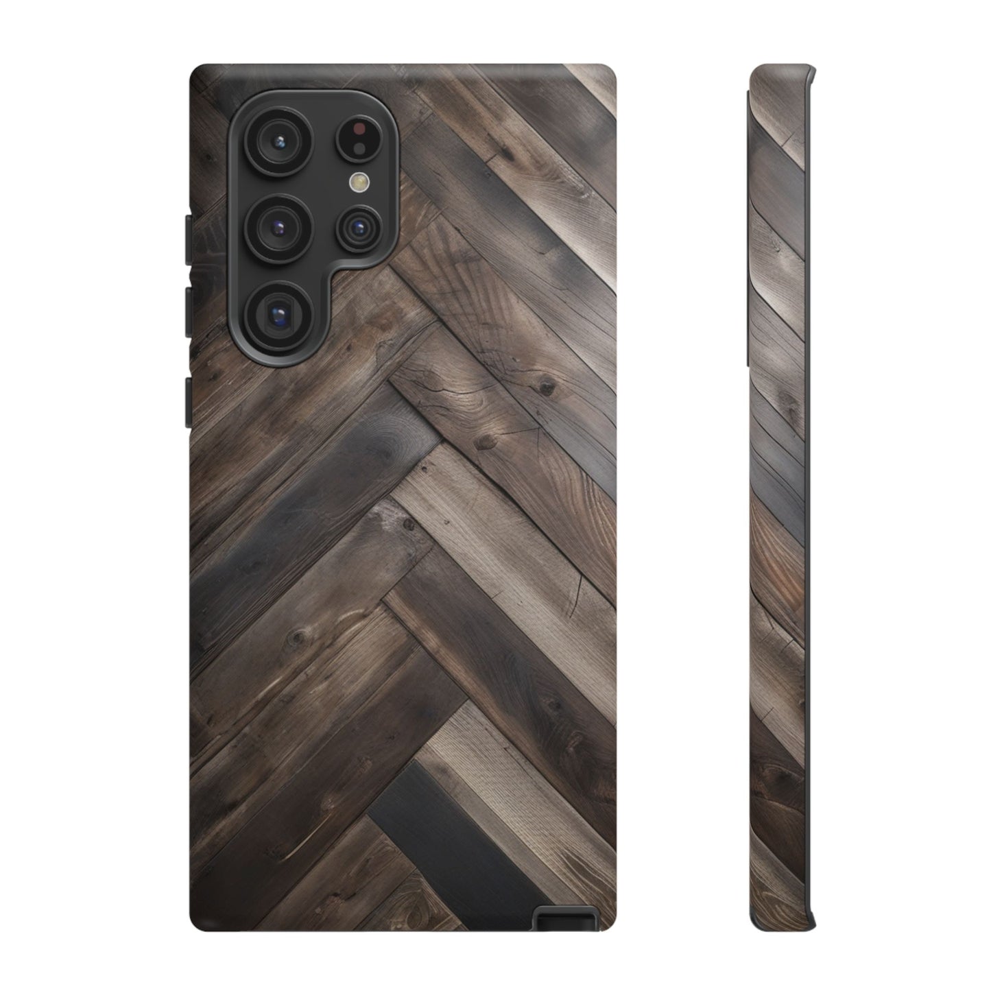 Herringbone Phone Case for Samsung Galaxy S25/S24/S23/S22 - Tough and Stylish Protection