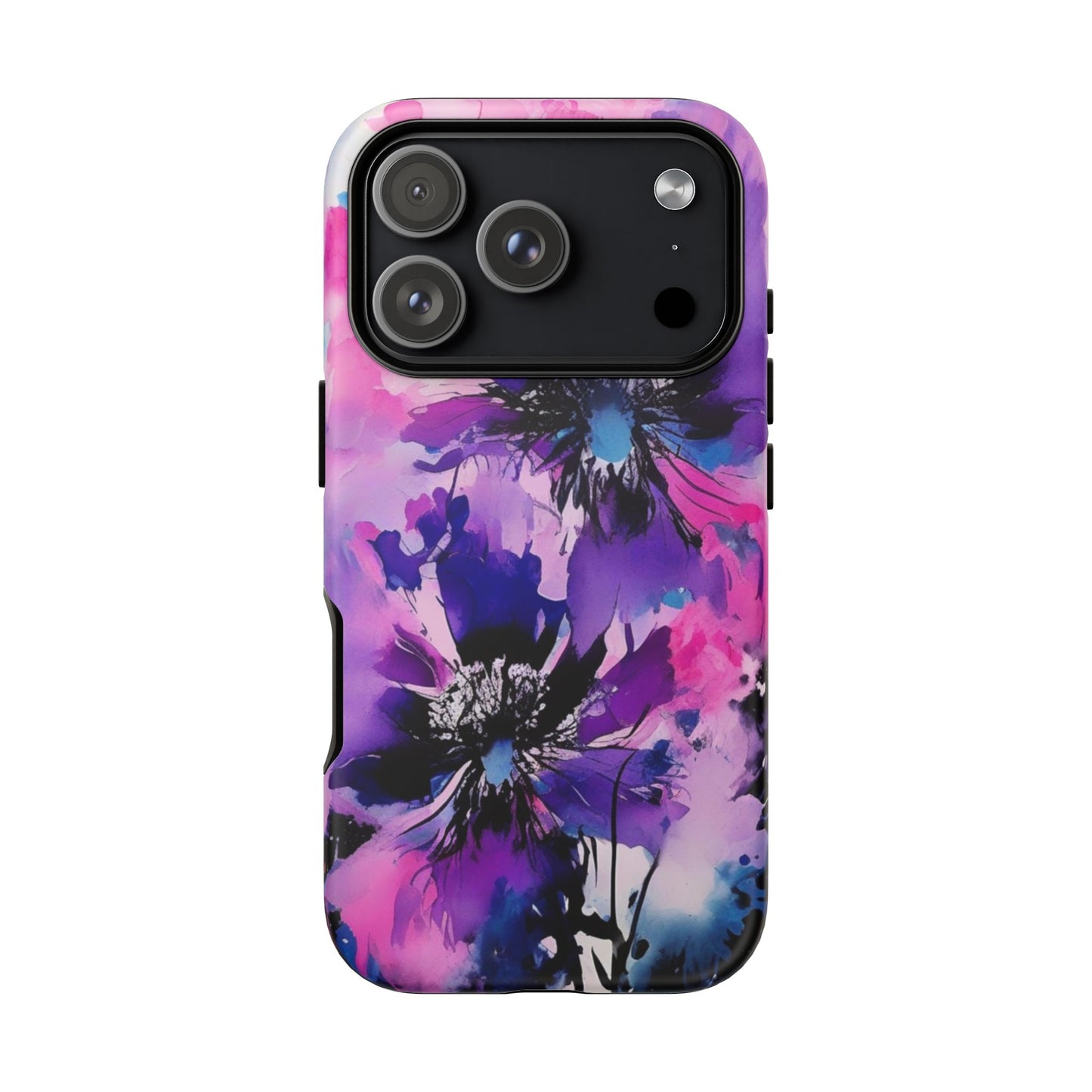 Floral Phone Case for iPhone 17\16\15\14\- Tough Cases, Stylish Cell Phone Cover, Floral Design, Gift for Her, Tech Accessory, Flower Print Phone Cover