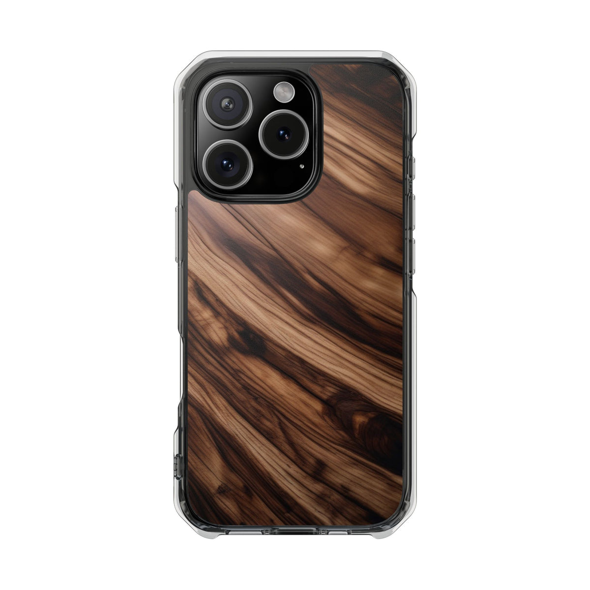 Magnetic Phone Case for iPhone 16/15/14 - Stylish Wood Texture, Durable Protection, Perfect Gift for Him/Her, Ideal for Any Occasion