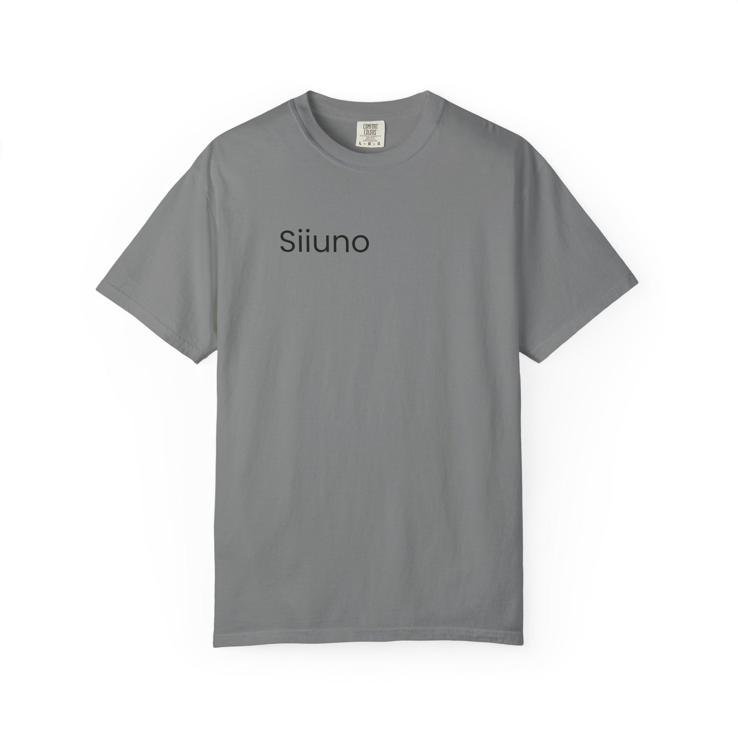 Siiuno Garment-Dyed T-shirt for Everyday Comfort, Unisex Tee for Casual Wear, Gift for Friends, Relaxed Style Tee, Versatile Summer Top