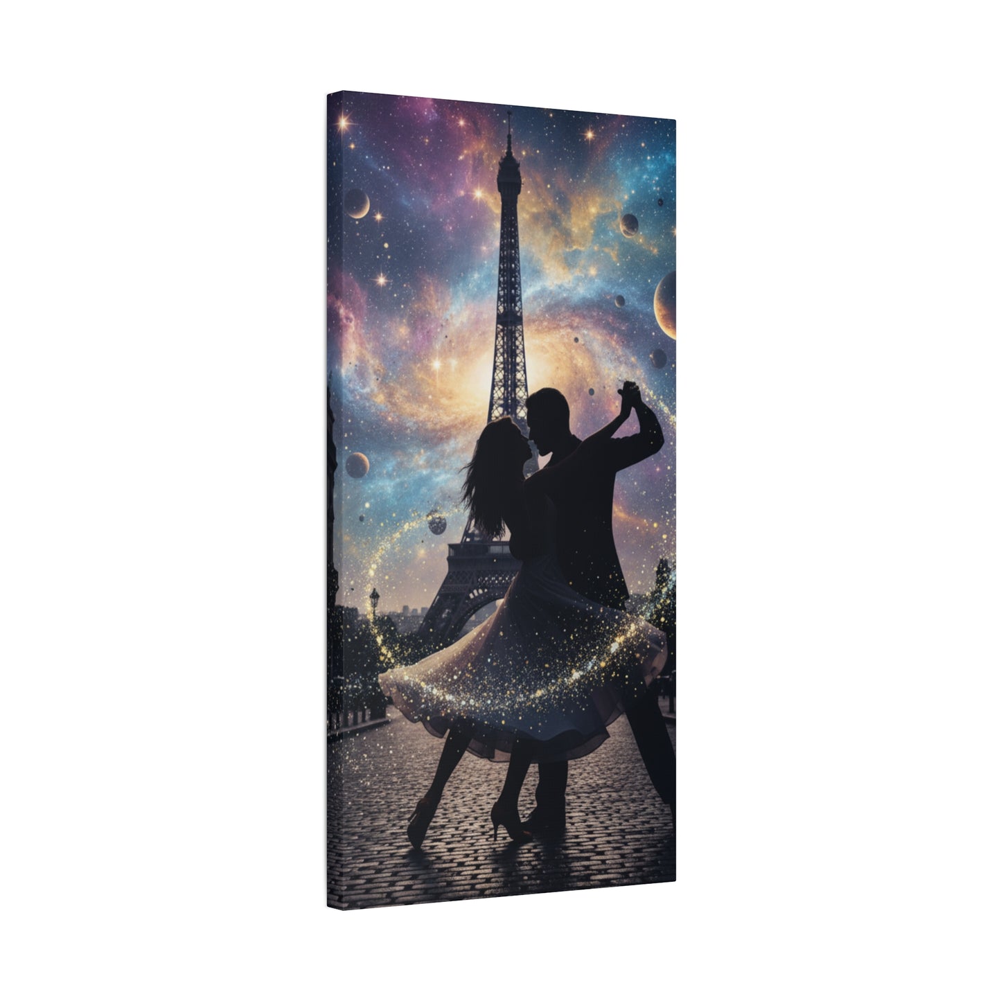Canvas Print – Modern Wall Art, Matte Canvas, Ready to Hang, Home & Office Décor, Modern Wall Décor, Romantic Paris Dance Canvas Print — Couple Wall Art, Canvas Wall Decor