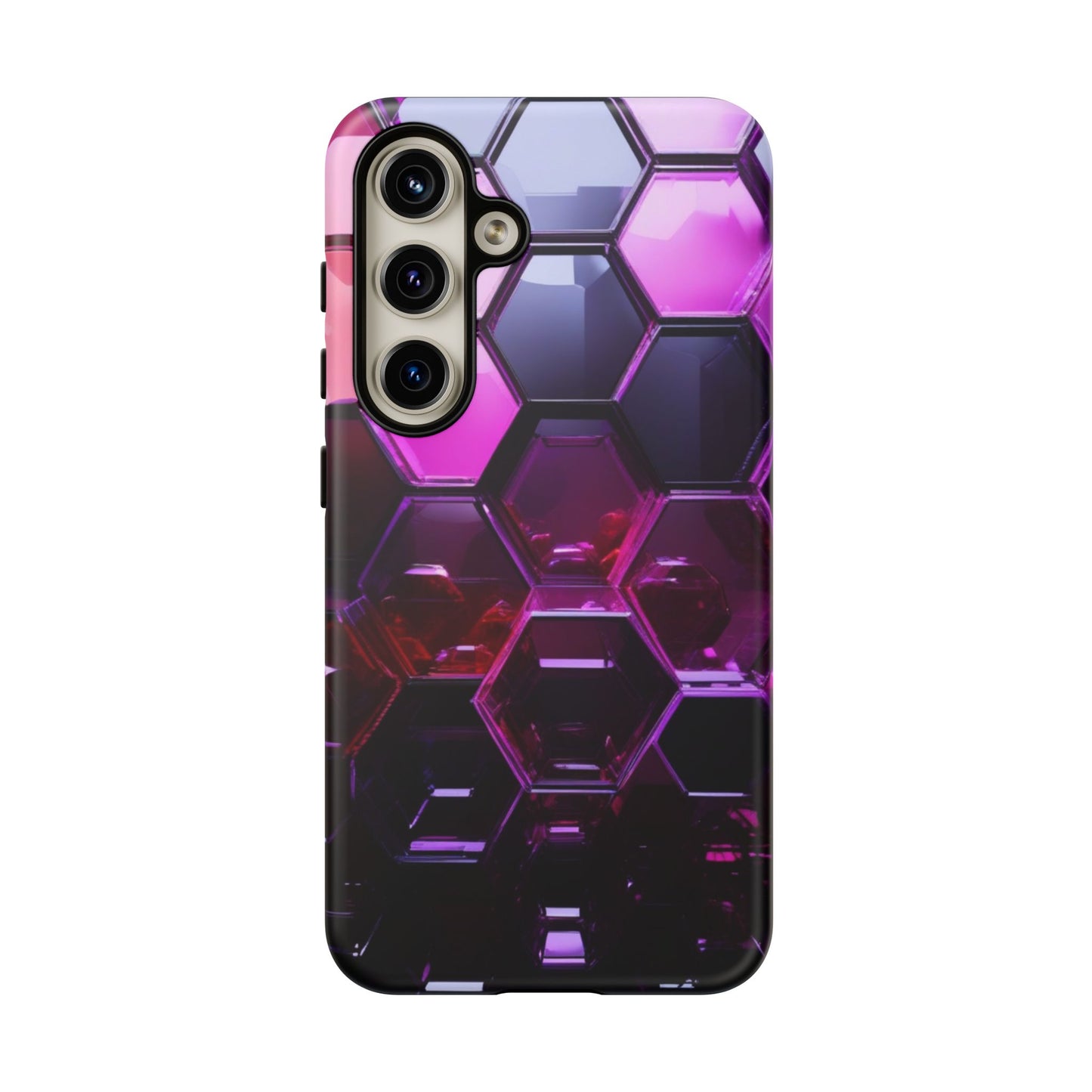 Tough Case Phone Case for Samsung Galaxy S25/S24 – Dual Layer, Matte/Glossy Finish, Wireless Charging Compatible
