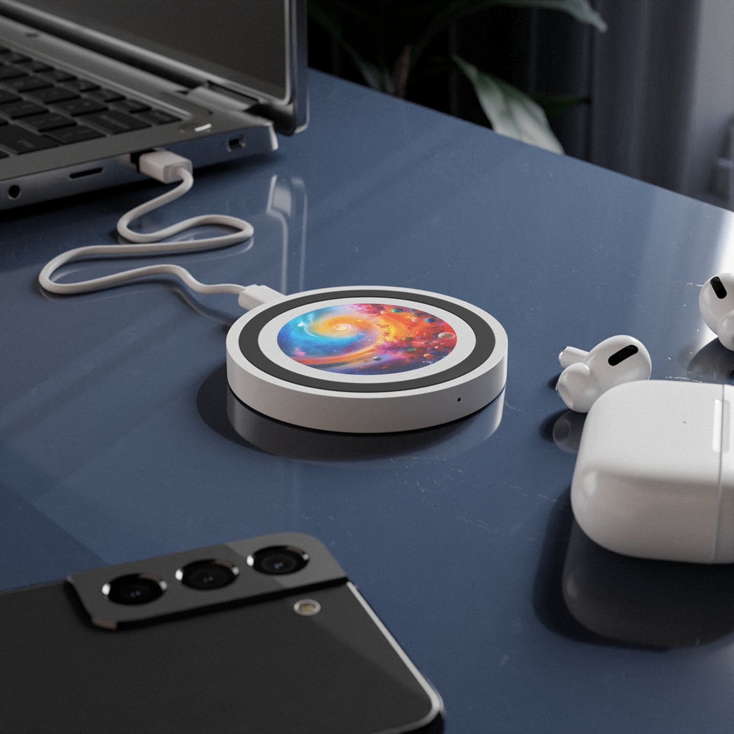 Wireless Charging Pad — Colorful Galaxy Charger