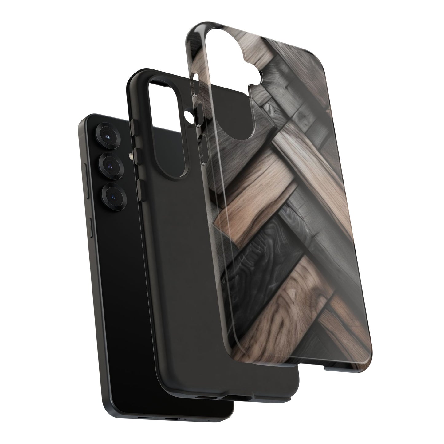 Tough Case Phone Case for Samsung Galaxy S25/S24 – Dual Layer, Matte/Glossy Finish, Wireless Charging Compatible