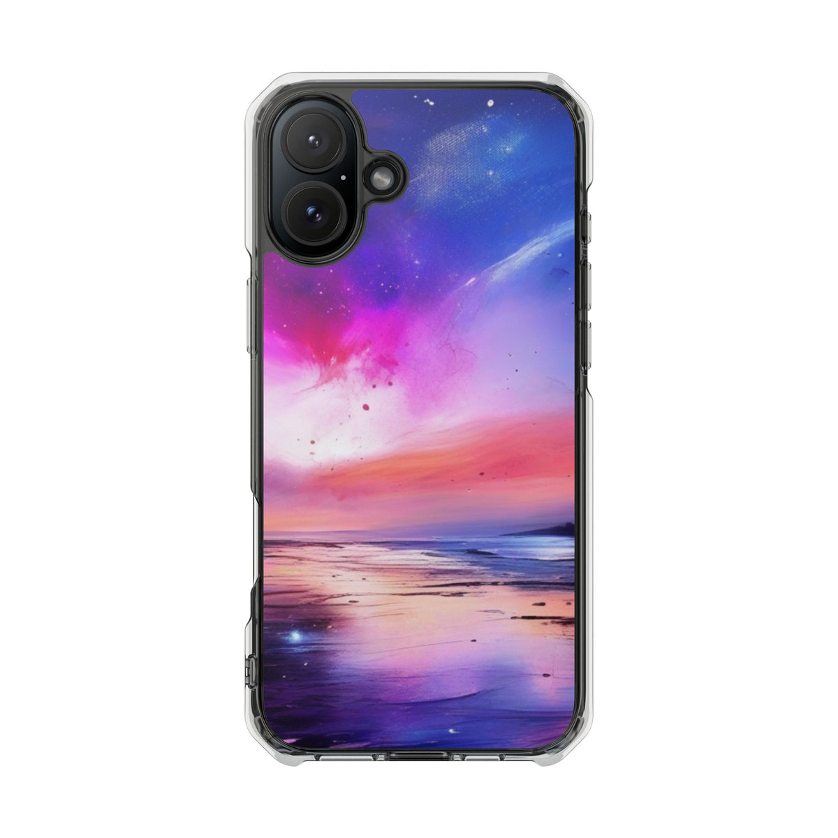 Magnetic Impact Phone Case for iPhone 16/15/14, Vibrant Magnetic Clear Impact Phone Cases, Protective Cases, Custom Phone Covers, Unique Phone Accessories, Gift for Tech Lovers