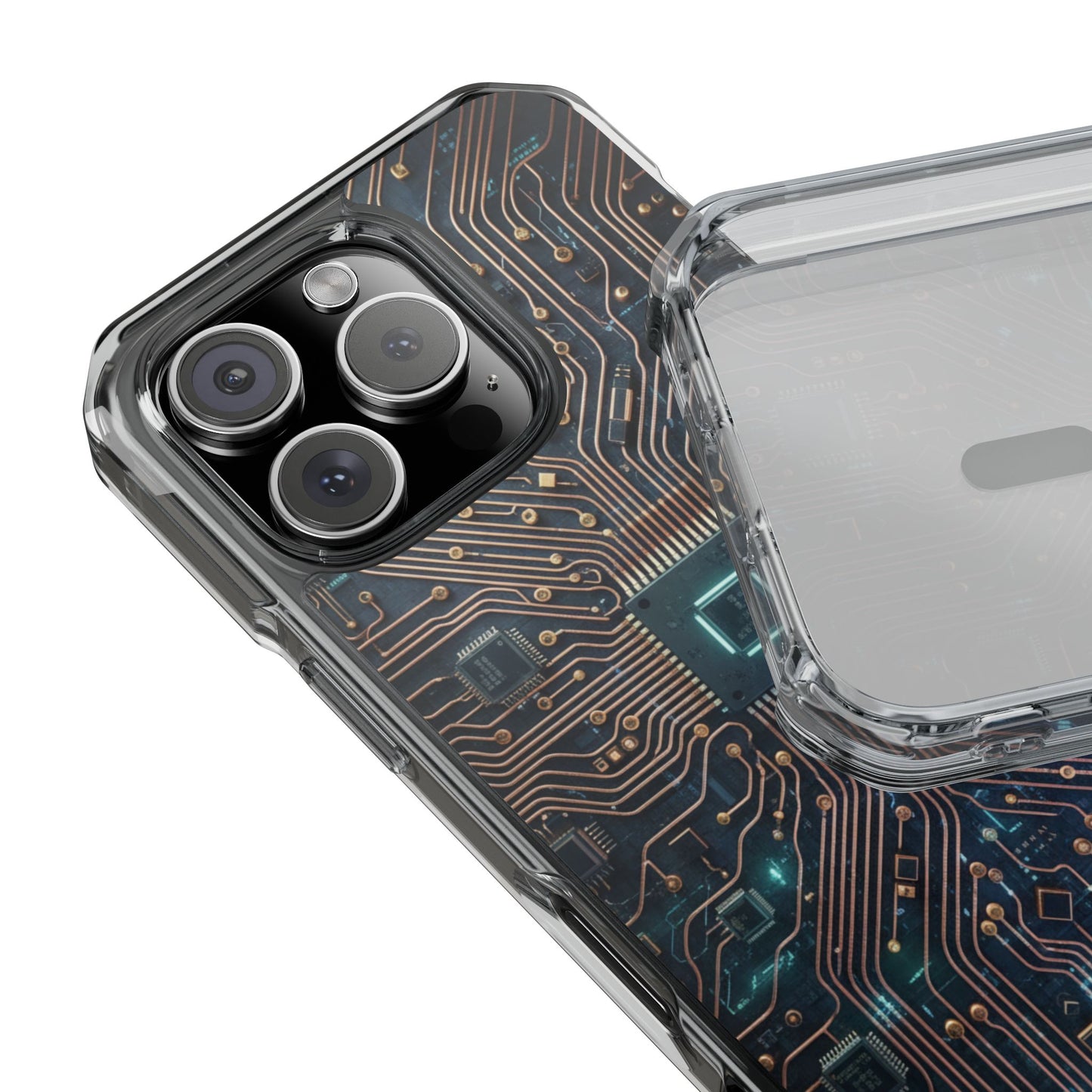 Magnetic Impact Phone Case for iPhone 17/16/15/14. Magnetic Impact Phone Case — Cyber Circuit Design