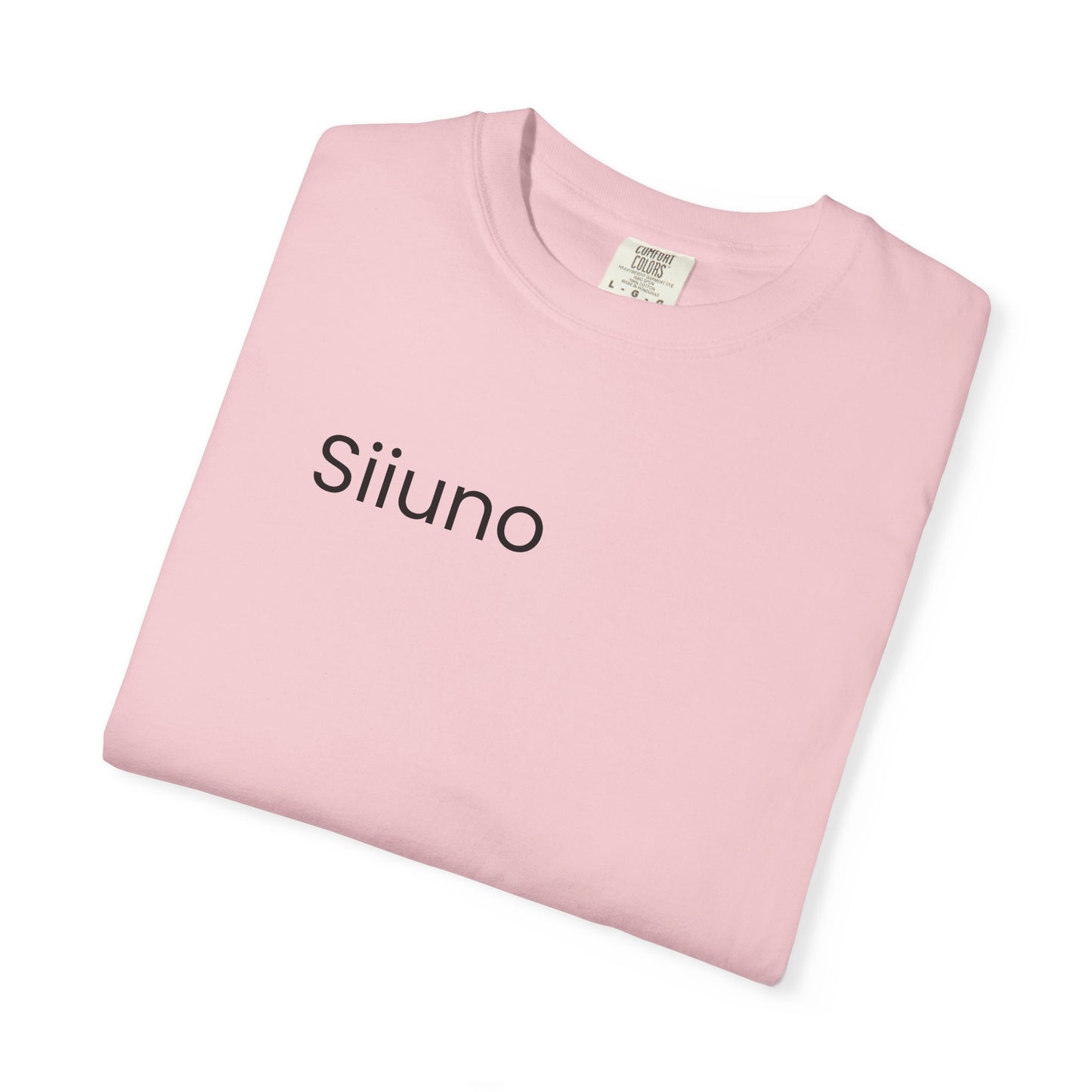 Siiuno Garment-Dyed T-shirt for Everyday Comfort, Unisex Tee for Casual Wear, Gift for Friends, Relaxed Style Tee, Versatile Summer Top