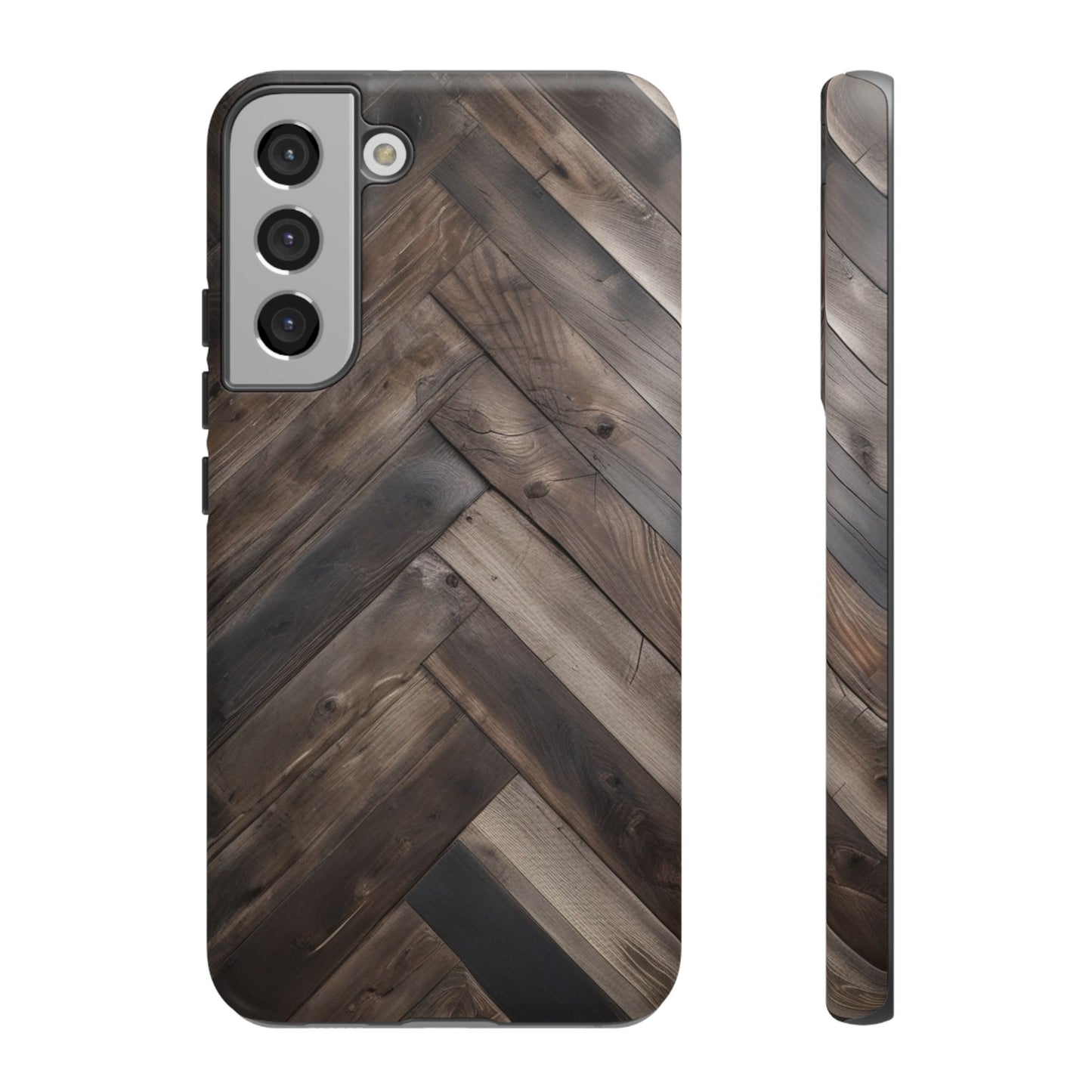 Herringbone Phone Case for Samsung Galaxy S25/S24/S23/S22 - Tough and Stylish Protection