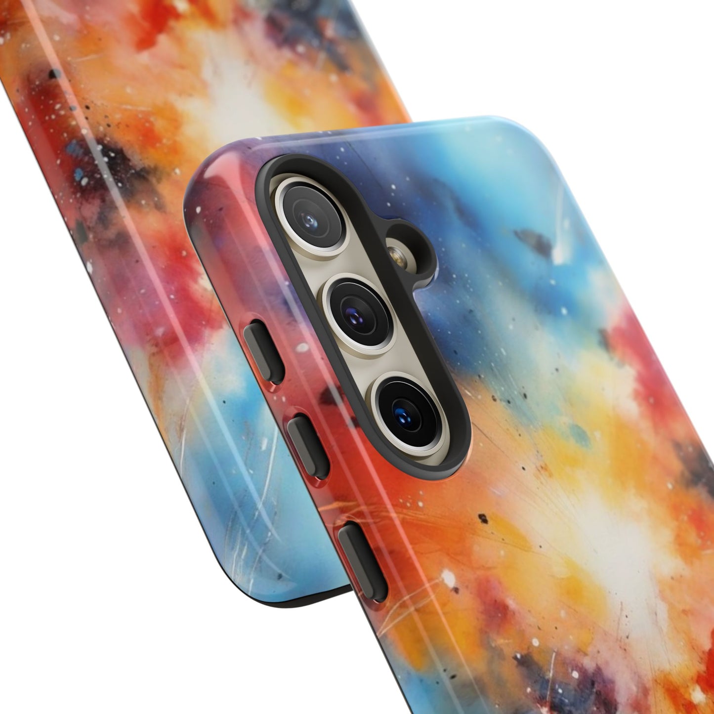 Tough Case Phone Case for Samsung Galaxy S25/S24 – Dual Layer, Matte/Glossy Finish, Wireless Charging Compatible, Galaxy Art Phone Case - Tough and Stylish Protection for Your Device