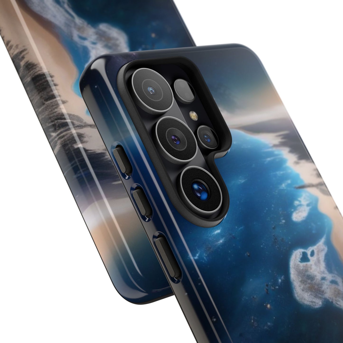 Tough Case Phone Case for Samsung Galaxy S26/S25/S24/S23/S22 – Dual Layer, Matte/Glossy Finish, Wireless Charging CompatibleOcean Wave Phone Case - Tough, Stylish Protection for Beach Lovers