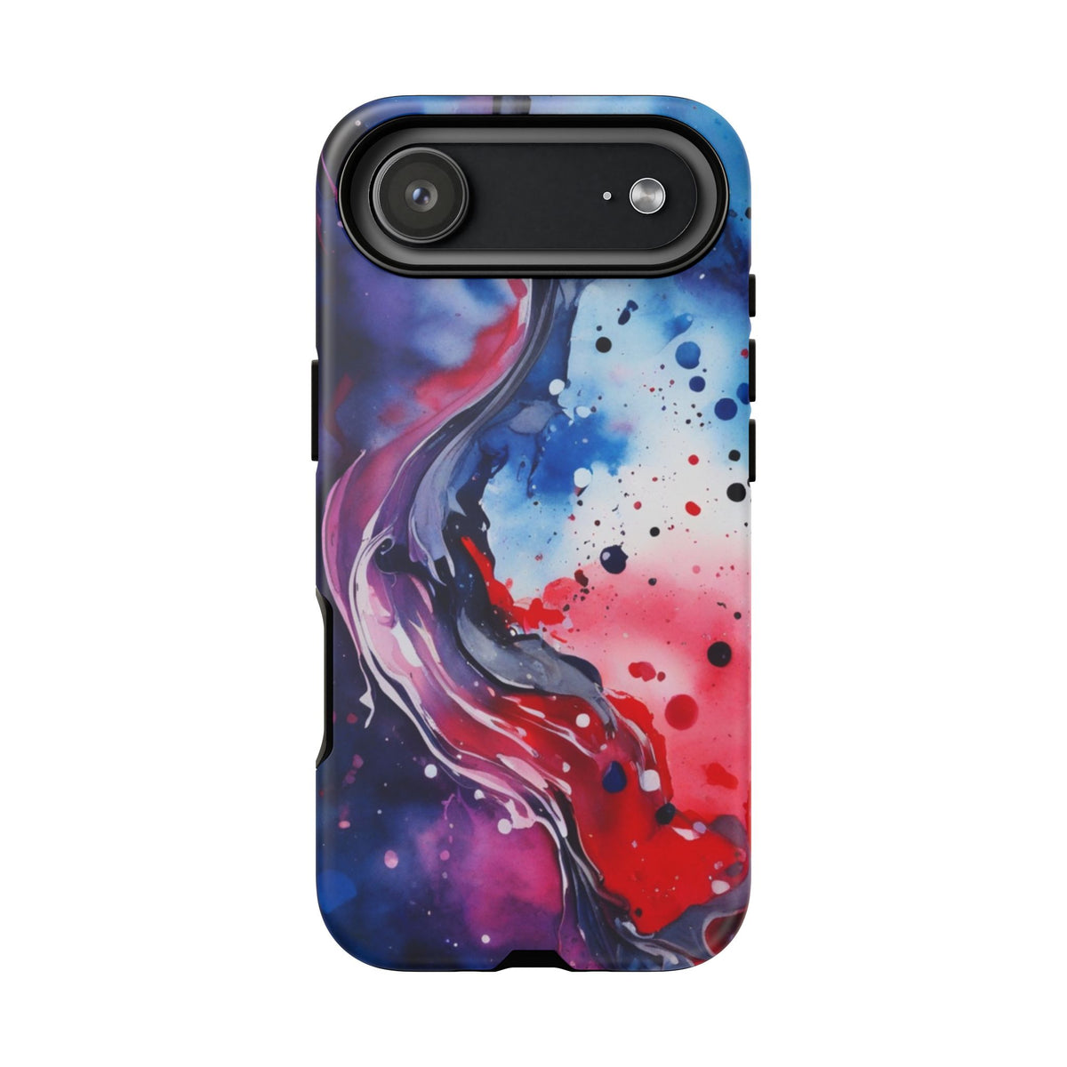 Abstract Galaxy Tough Phone Case  for iPhone 17/16/15/14 – Protective Cover