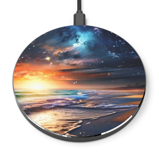 10W Fast Wireless Phone Charger – Qi-Certified for iPhone 16/15/14, Samsung Galaxy S25/S24/S23, Google Pixel 7/8/9 – Sleek, Compact Design with Micro USB Cable.