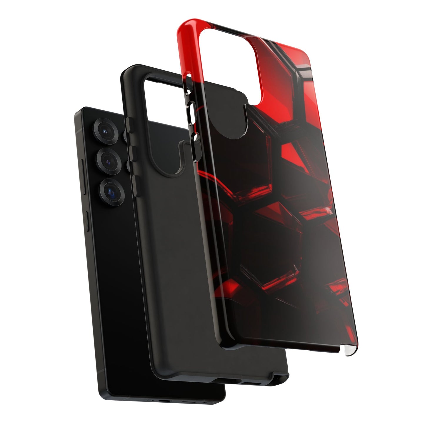 Tough Case Phone Case for Samsung Galaxy S25/S24 – Dual Layer, Matte/Glossy Finish, Wireless Charging Compatible