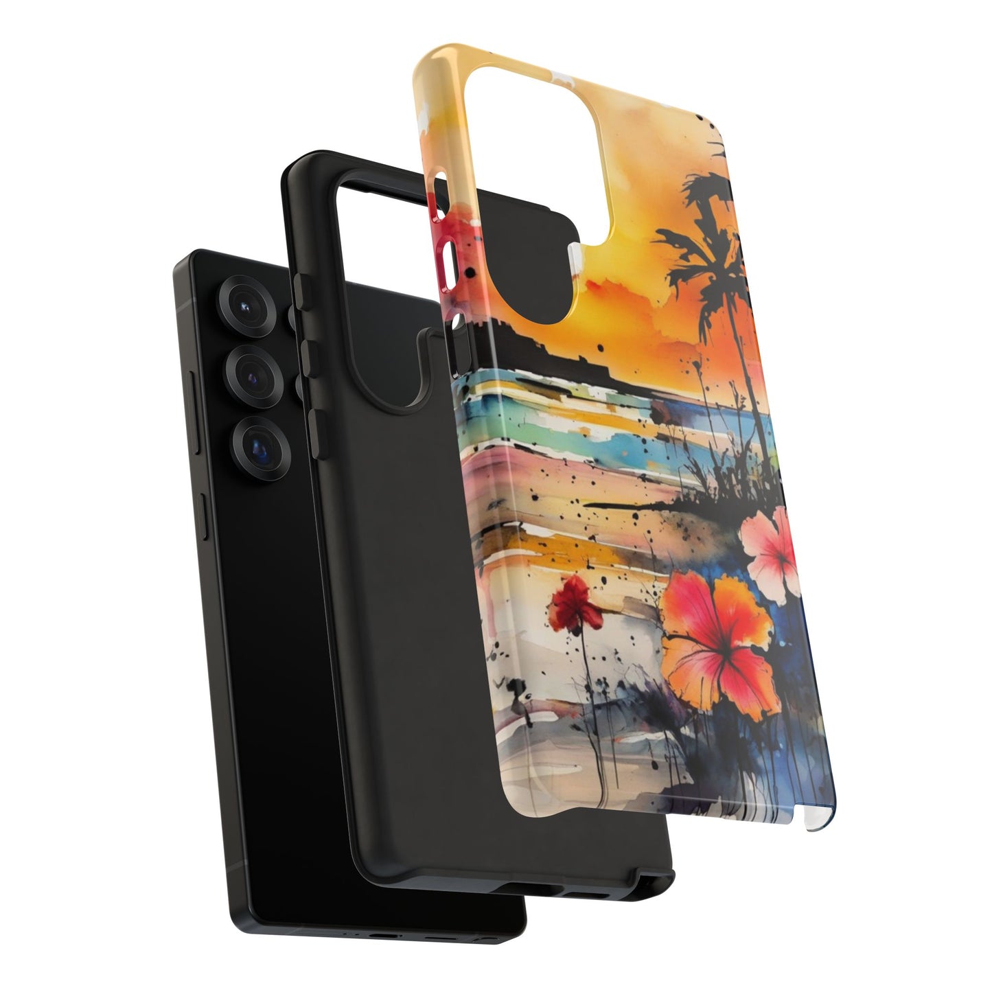 Tough Case Phone Case for iPhone 16, Samsung Galaxy S25/S24 – Dual Layer, Matte/Glossy Finish, Wireless Charging Compatible