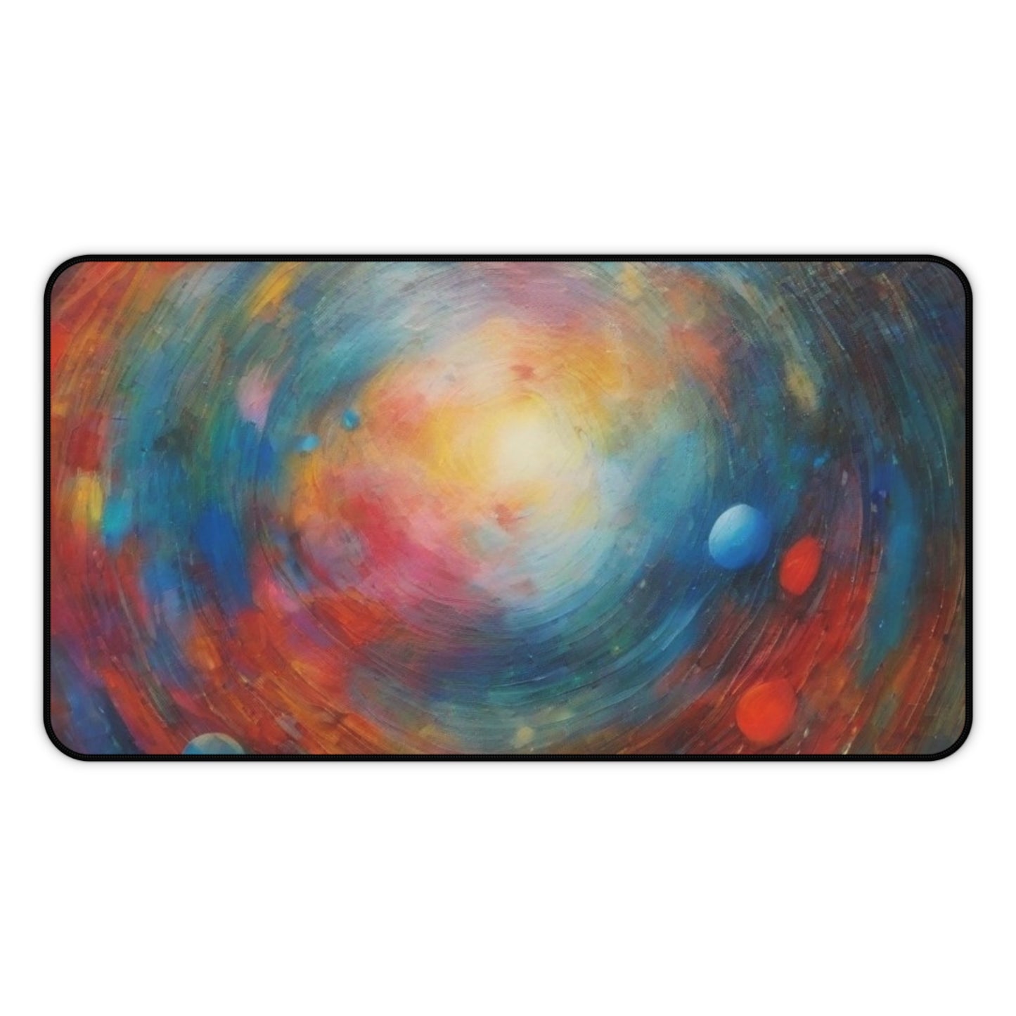 Large Gaming Mouse Pad – Premium Mouse Pad & Tech Accessory for Home & Office, Premium Desk Mat, Gaming Mouse Pad, Non-slip, Galaxy Spiral Desk Mat — Colorful Cosmic Mousepad for Office & Gaming