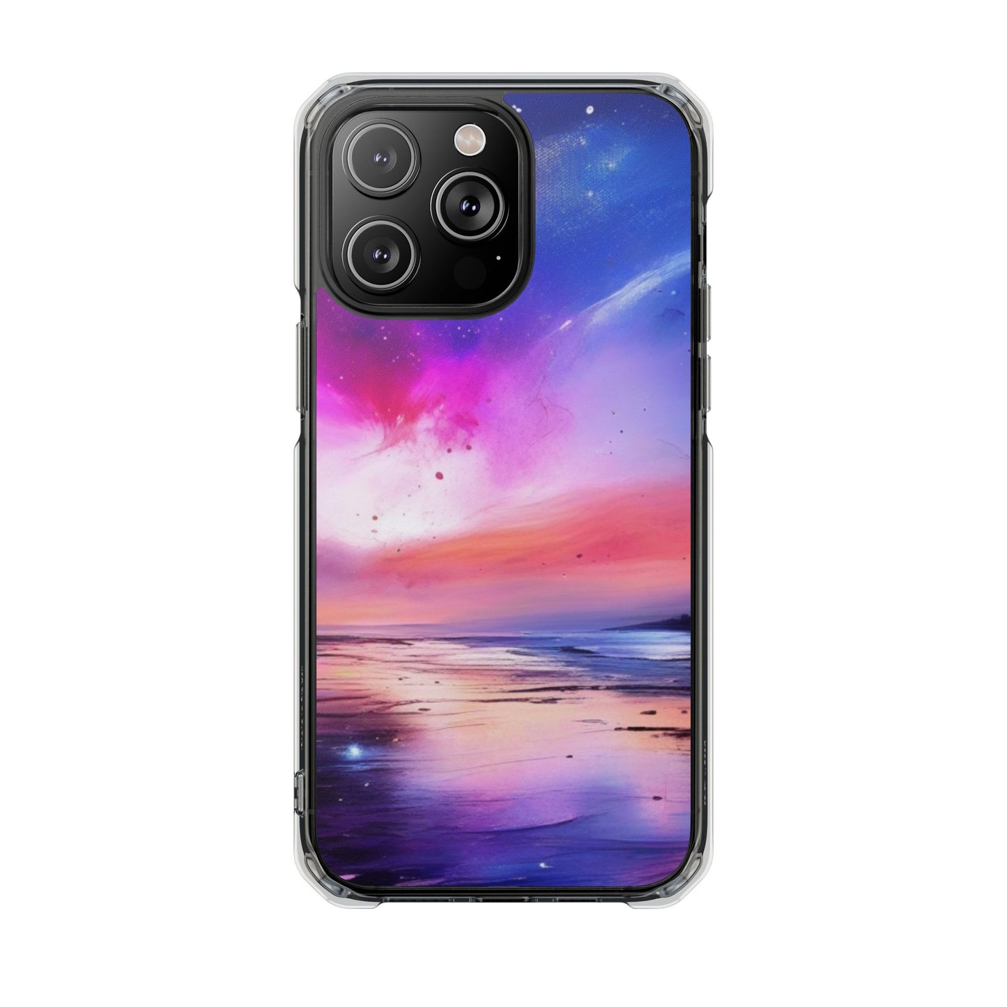 Magnetic Impact Phone Case for iPhone 16/15/14, Vibrant Magnetic Clear Impact Phone Cases, Protective Cases, Custom Phone Covers, Unique Phone Accessories, Gift for Tech Lovers