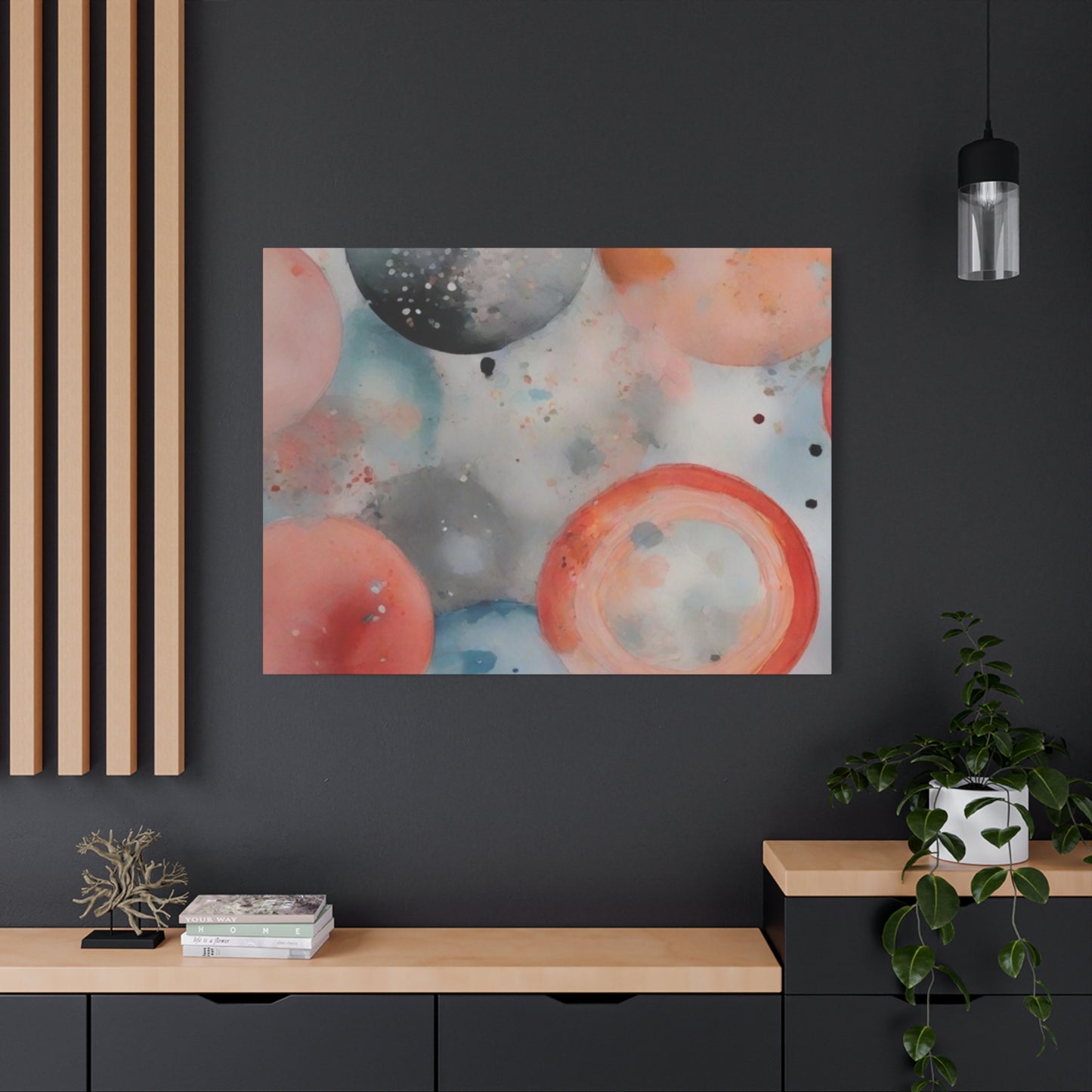 Abstract Art Canvas Print – Modern Wall Art, Digital Artwork, Matte Canvas, Ready to Hang, Home & Office Décor, Modern Wall Décor