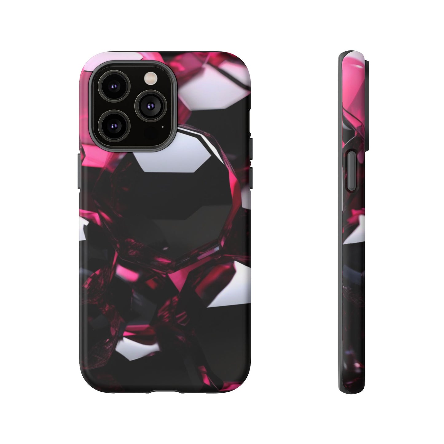 iPhone Tough Case Phone Case for iPhone 14\15\16\17 – Dual Layer, Matte/Glossy Finish, Wireless Charging Compatible