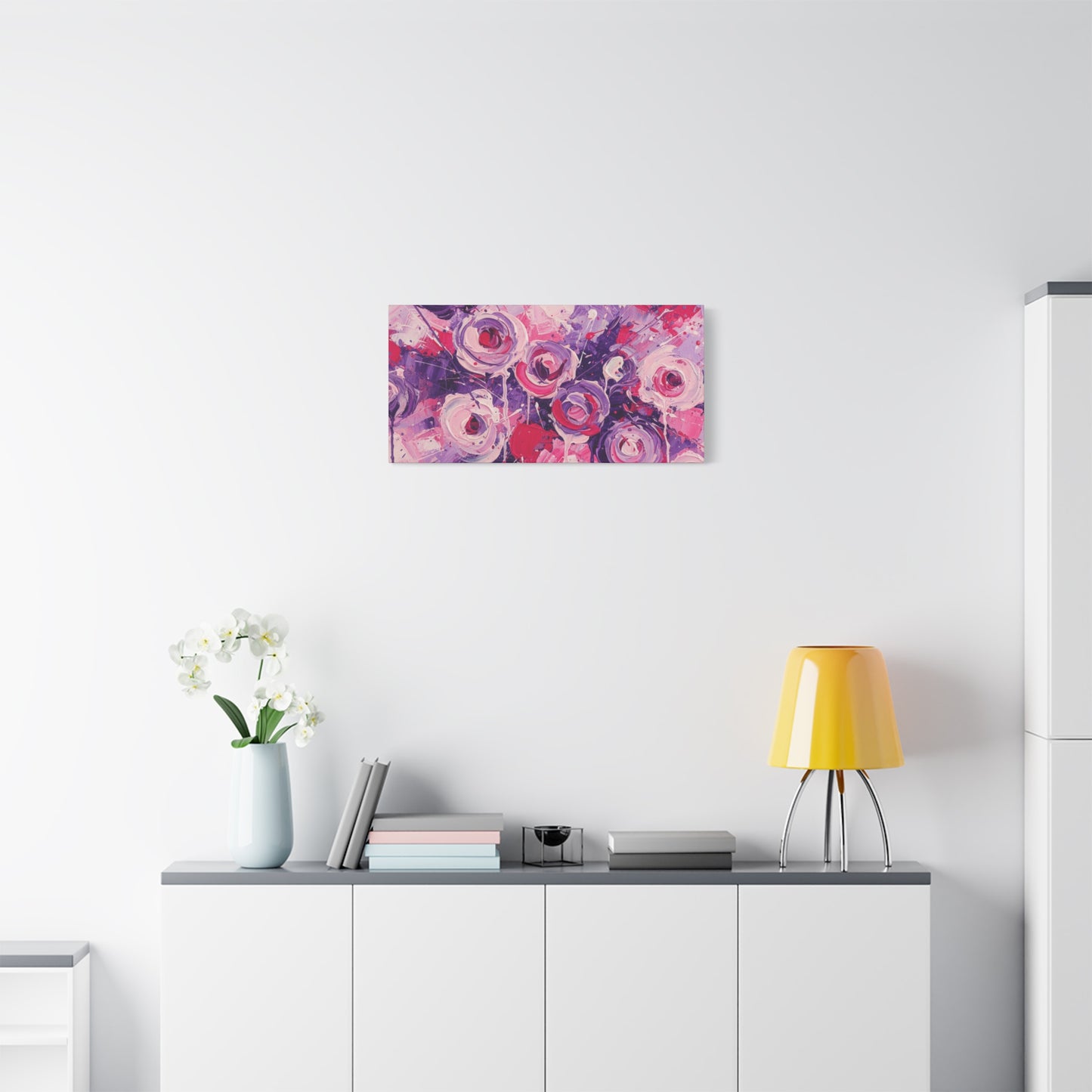 Abstract Art Canvas Print – Premium canvas print, Modern Wall Art, Matte Canvas, Ready to Hang, Home & Office Décor, Floral Abstract Canvas Print — Stretched Matte Wall Art