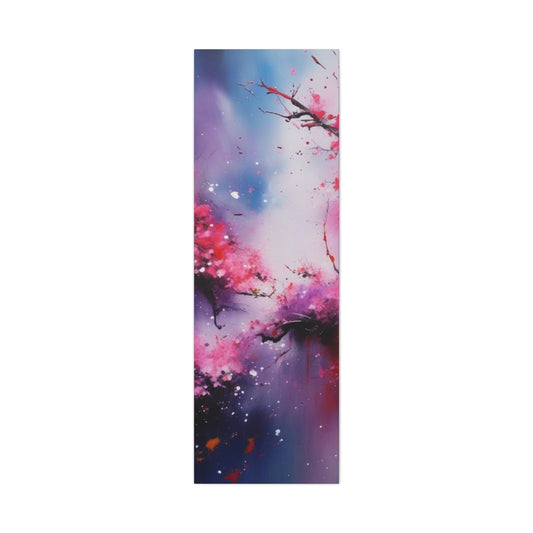 Abstract Art Canvas Print – Modern Wall Art, Cherry Blossoms, Mother's Day, Birthday, Digital Artwork, Matte Canvas, Ready to Hang, Home & Office Décor, Modern Wall Décor