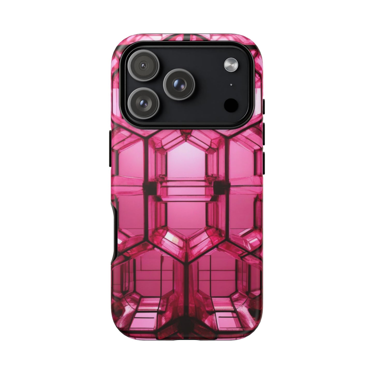 Stylish Pink Phone Case for iPhone 17/16/15/14, Gifts for Her