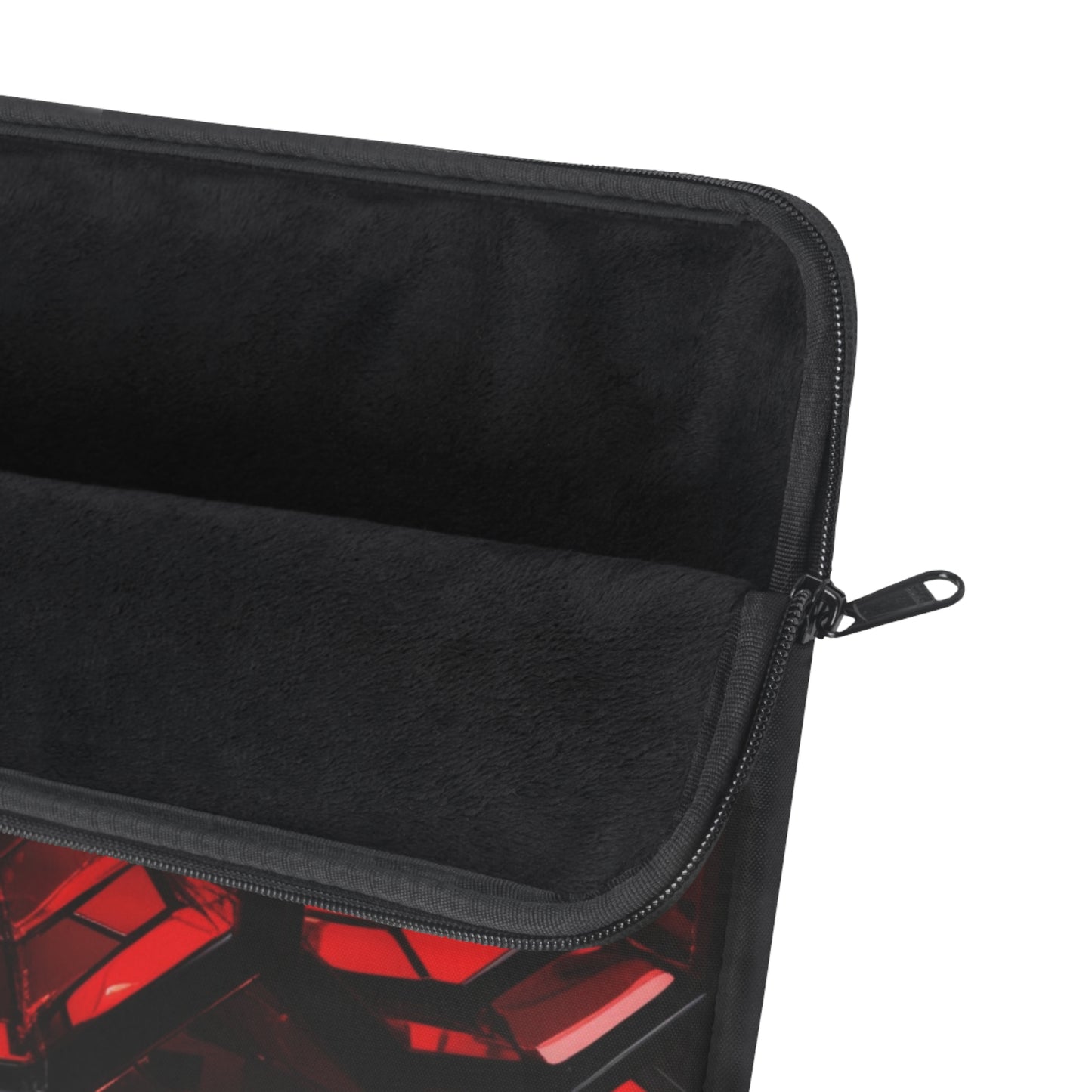 Laptop Sleeve - Modern Tech Accessory, Gift for Students, Stylish Computer Case, Office Essentials | Stylish Tech Accessory, Computer Case, Laptop Bag, Gift for Tech Lovers, Red Geometric Design
