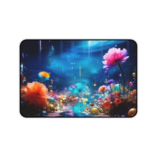 Large Gaming Mouse Pad – Premium Mouse Pad & Tech Accessory for Home & Office, Premium Desk Mat, Gaming Mouse Pad, Non-slip. Floral Dreamscape Desk Mat — Vibrant Underwater Garden Mouse Pad