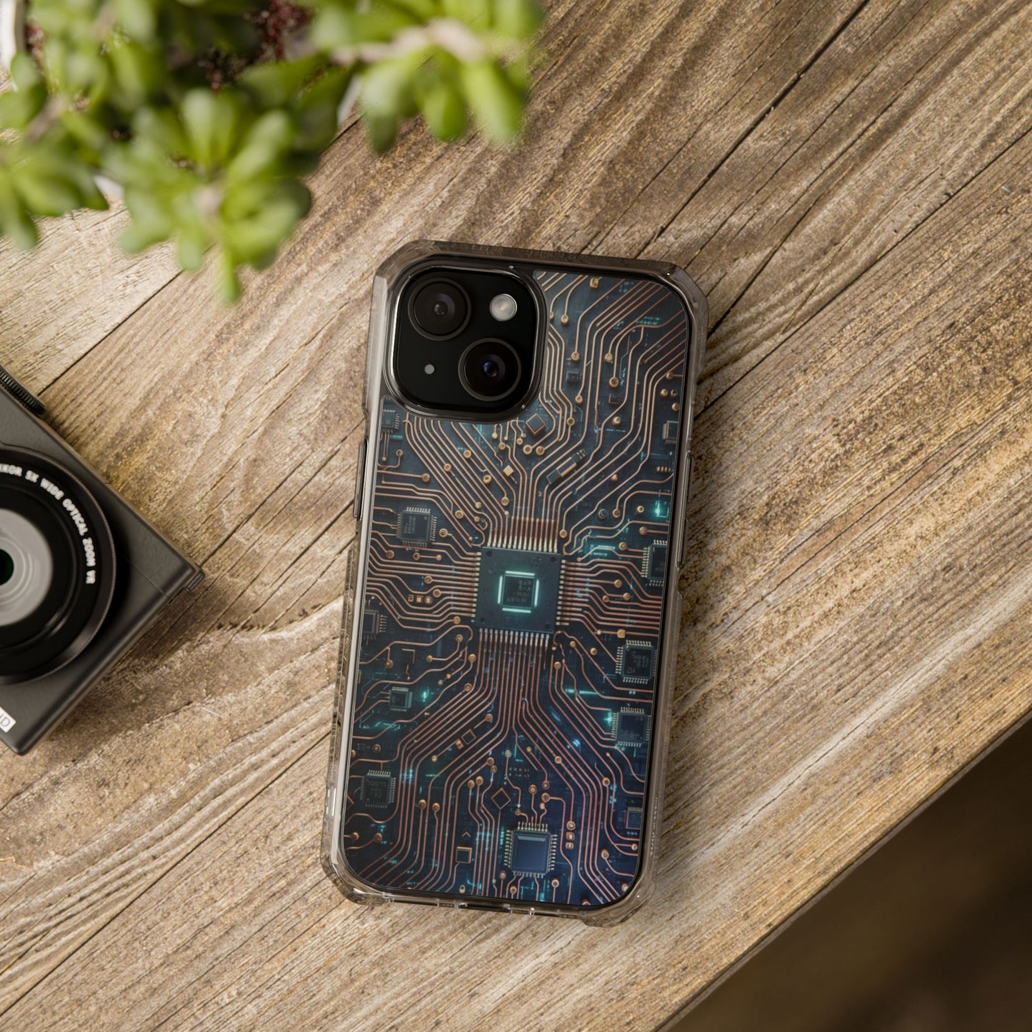 Magnetic Impact Phone Case for iPhone 17/16/15/14. Magnetic Impact Phone Case — Cyber Circuit Design