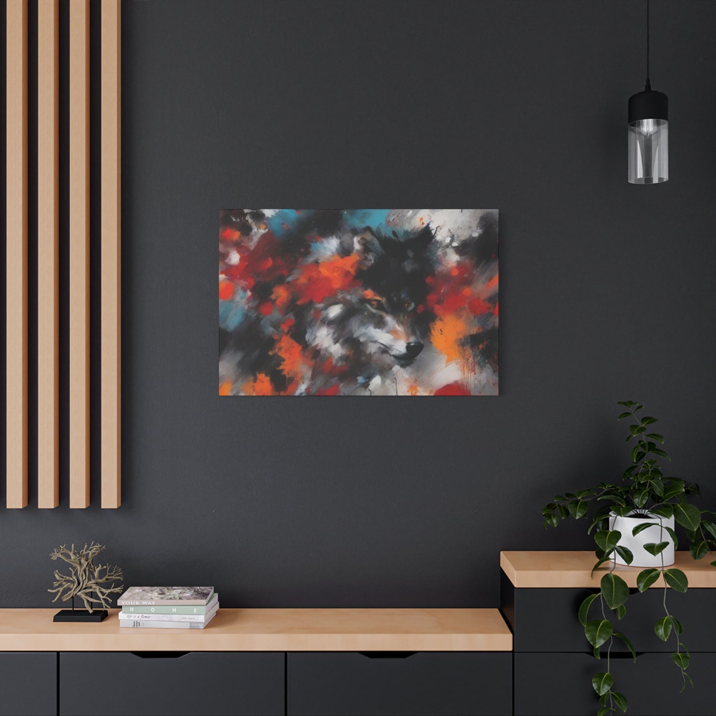 Abstract Art Canvas Print – Modern Wall Art, Digital Artwork, Matte Canvas, Ready to Hang, Home & Office Décor, Modern Wall Décor