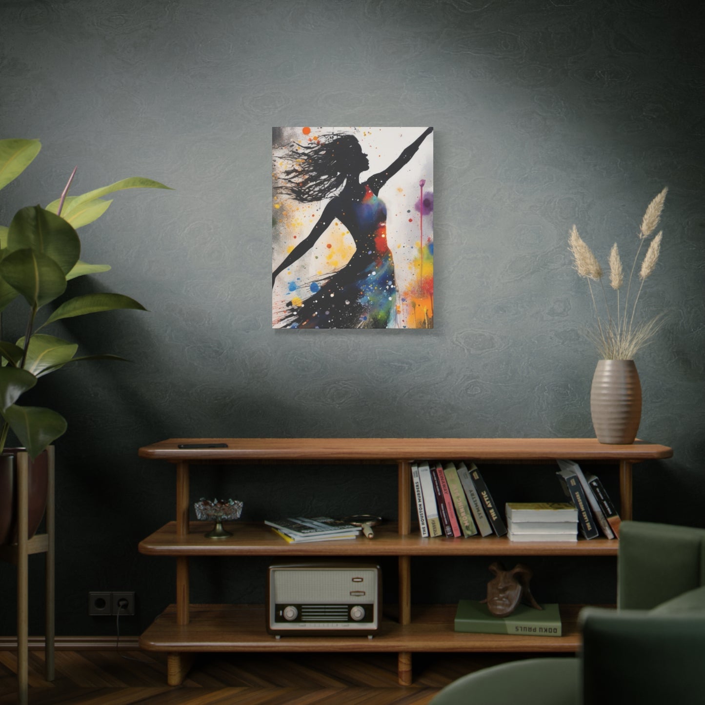 Abstract Art Canvas Print – Modern Wall Art, Digital Artwork, Matte Canvas, Ready to Hang, Home & Office Décor, Modern Wall Décor, Stretched Canvas Print, Modern Art Decor, Dance Wall Art, Vibrant Home Decoration