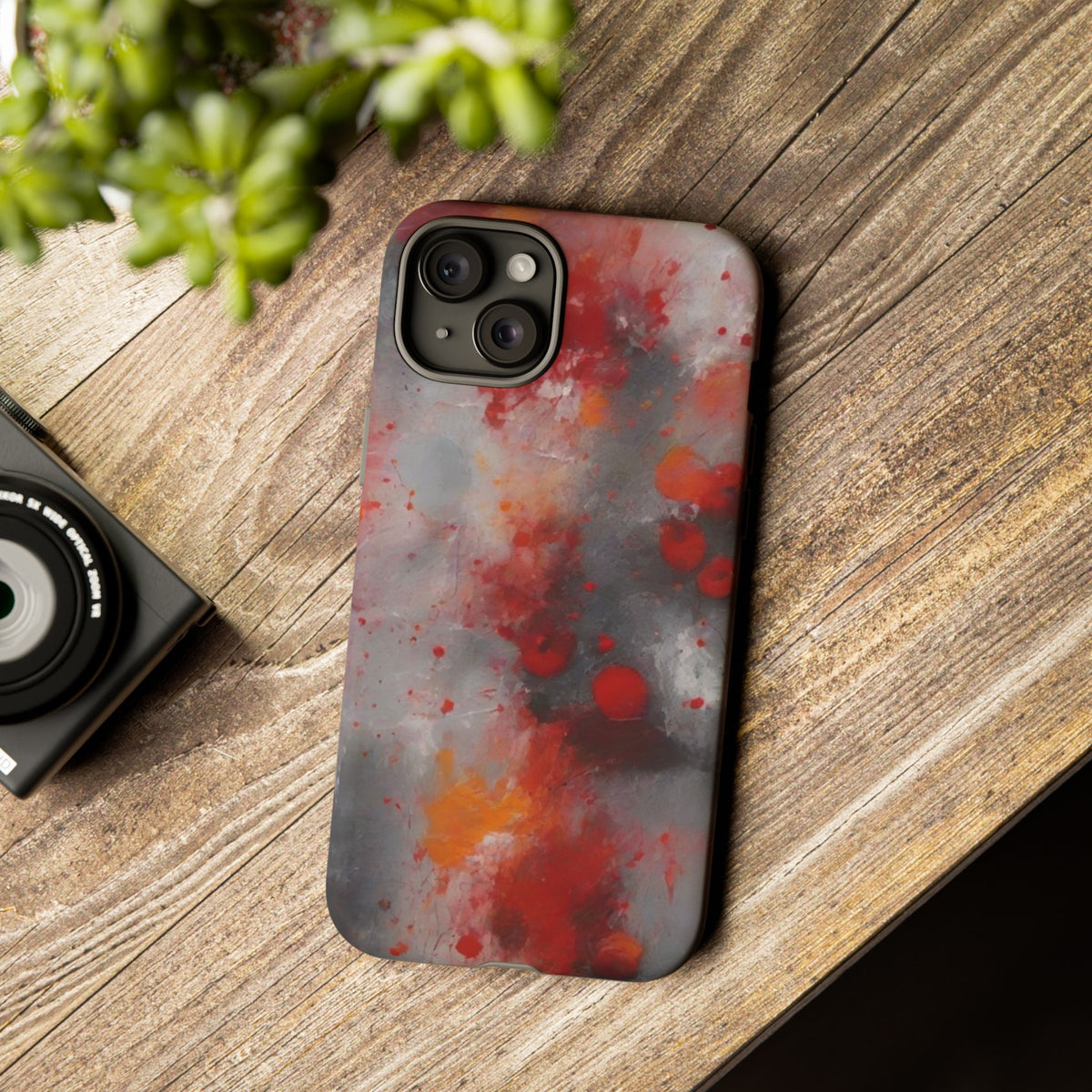 iPhone Tough Case Phone Case for iPhone 14\15\16\17 – Dual Layer, Matte/Glossy Finish, Wireless Charging Compatible