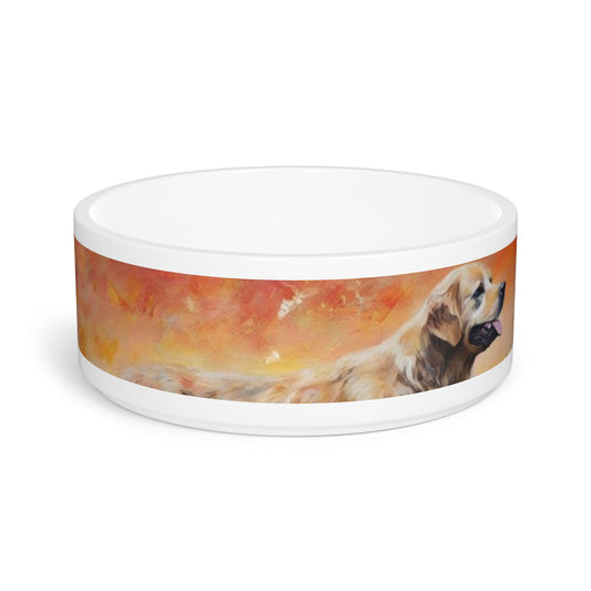 Pet Dog Bowl – Ceramic Food & Water Dish, Microwave & Dishwasher Safe