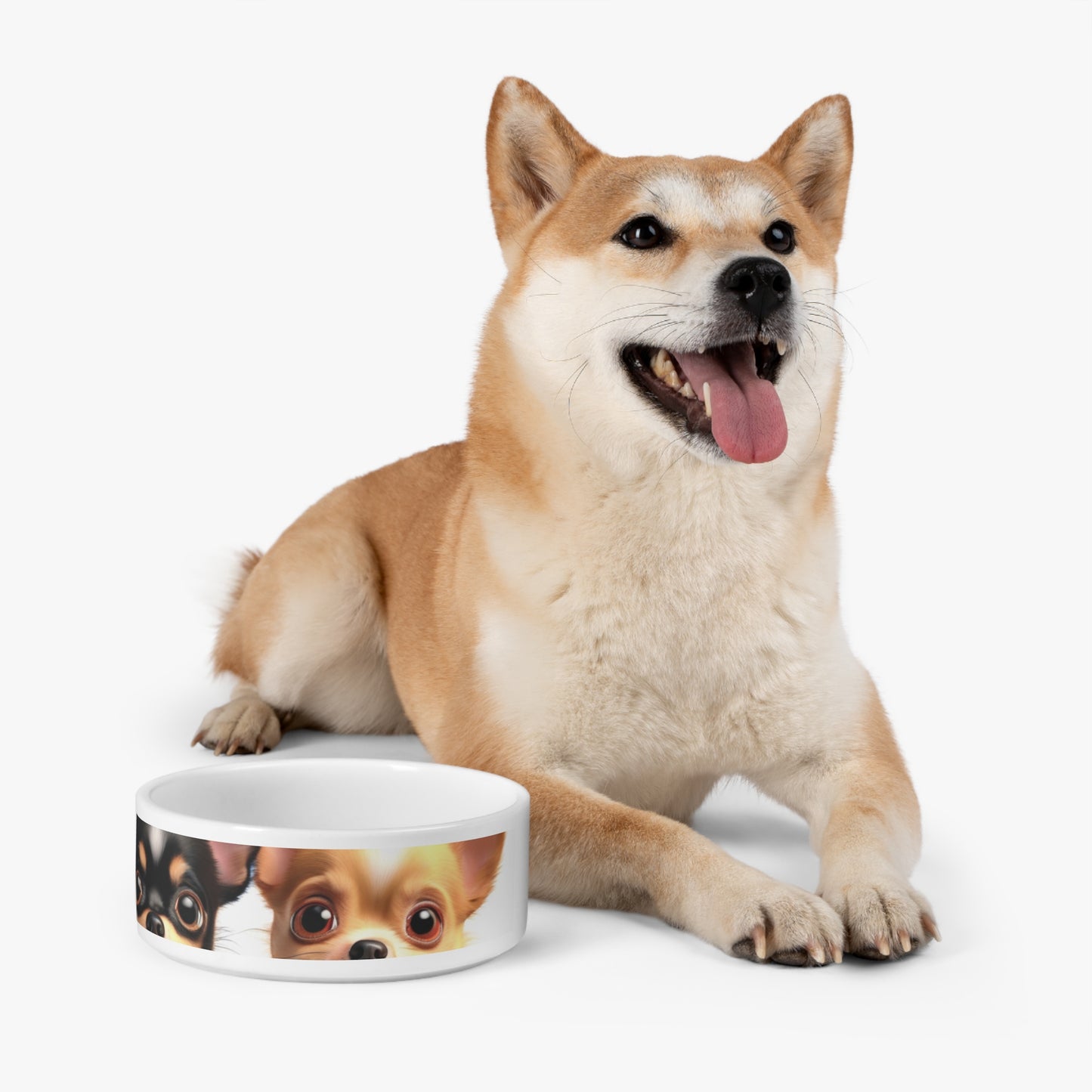 Pet Dog Bowl – Ceramic Food & Water Dish, Microwave & Dishwasher Safe, Chihuahua Pet Bowl – Perfect for Dog Lovers