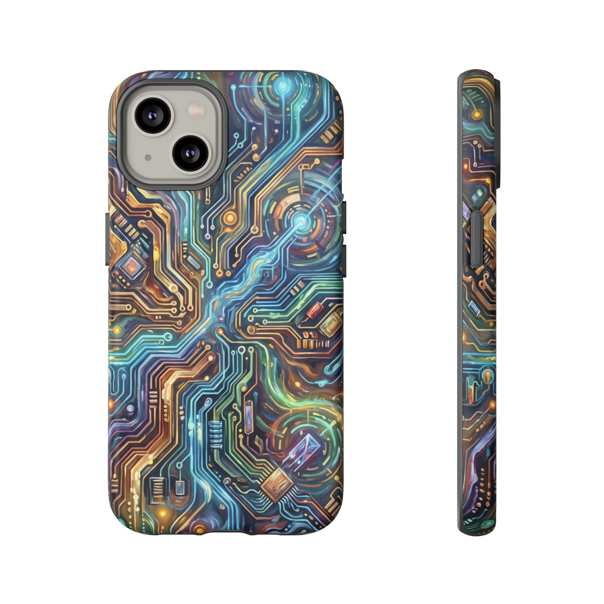 iPhone Tough Cases Phone Cases for iPhone 14\15\16\17\18 – Dual Layer, Matte/Glossy Finish, Wireless Charging Compatible.