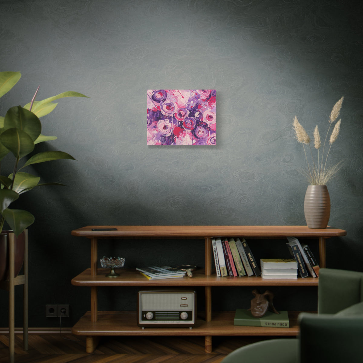 Abstract Art Canvas Print – Premium canvas print, Modern Wall Art, Matte Canvas, Ready to Hang, Home & Office Décor, Floral Abstract Canvas Print — Stretched Matte Wall Art