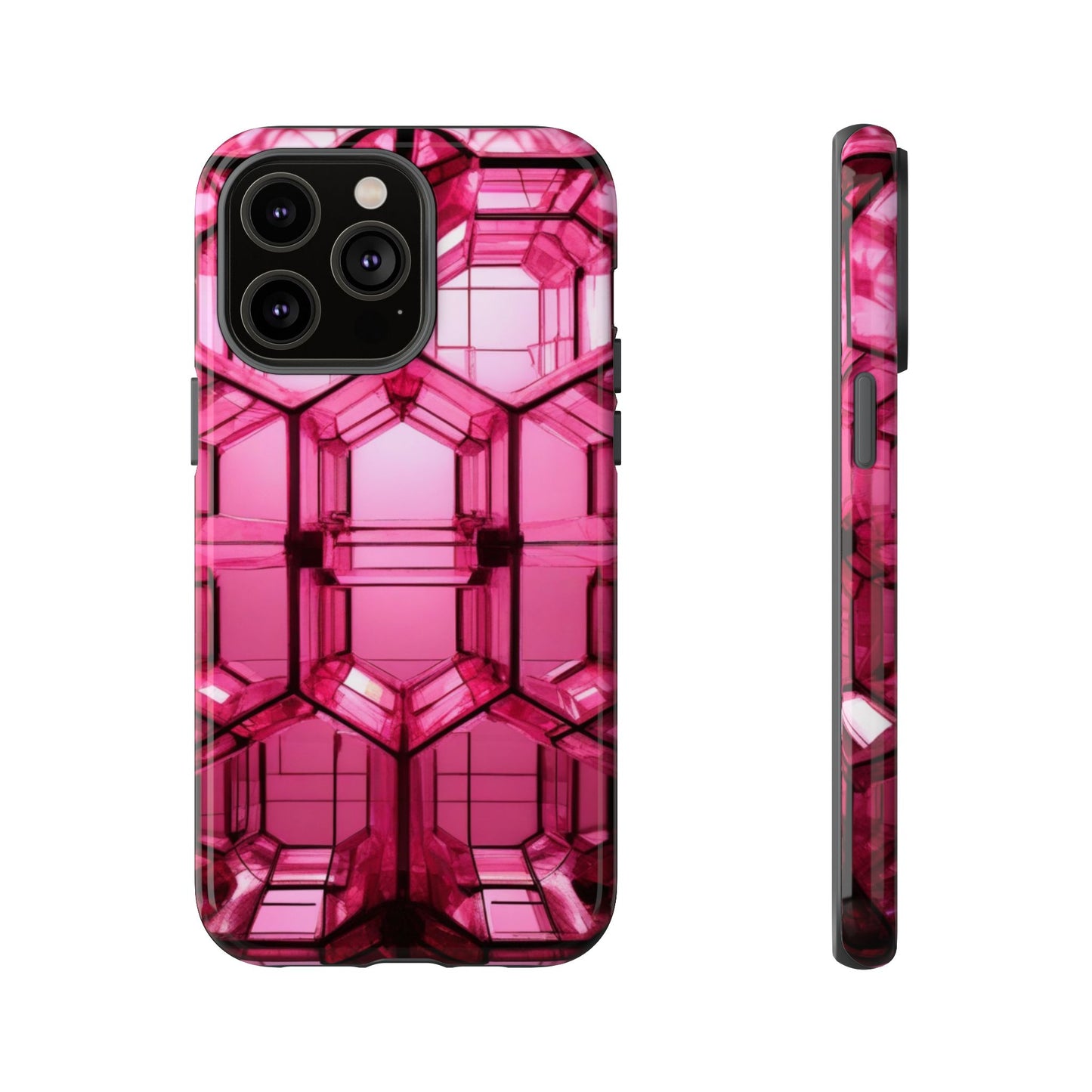 Stylish Pink Phone Case for iPhone 17/16/15/14, Gifts for Her
