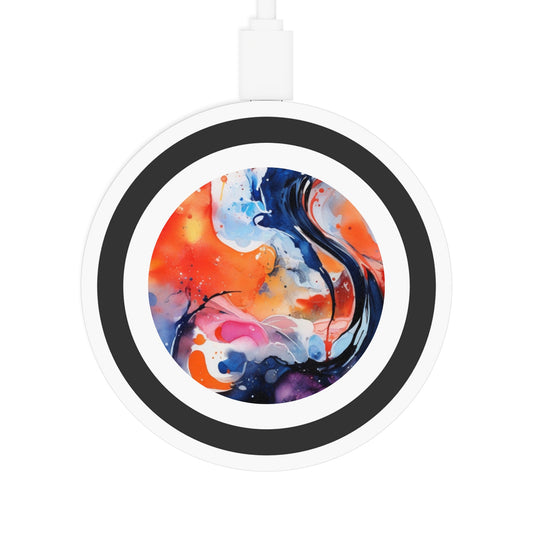 Abstract Colorwave Wireless Charging Pad — Quake Design