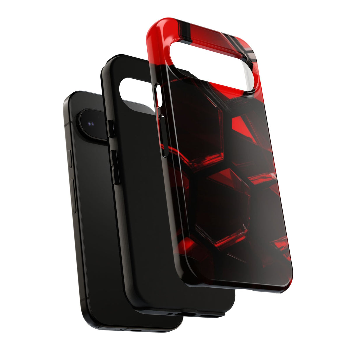 Tough Case Phone Case for Google Pixel 7/8/9– Dual Layer, Matte/Glossy Finish, Wireless Charging Compatible
