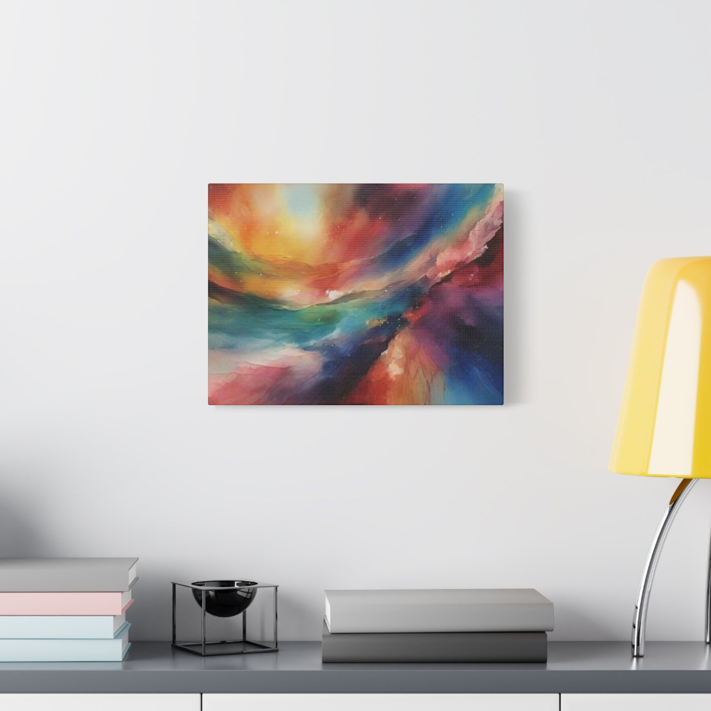 Abstract Art Canvas Print – Modern Wall Art, Space, Galaxy, Matte Canvas, Ready to Hang, Home & Office Décor, Modern Wall Décor