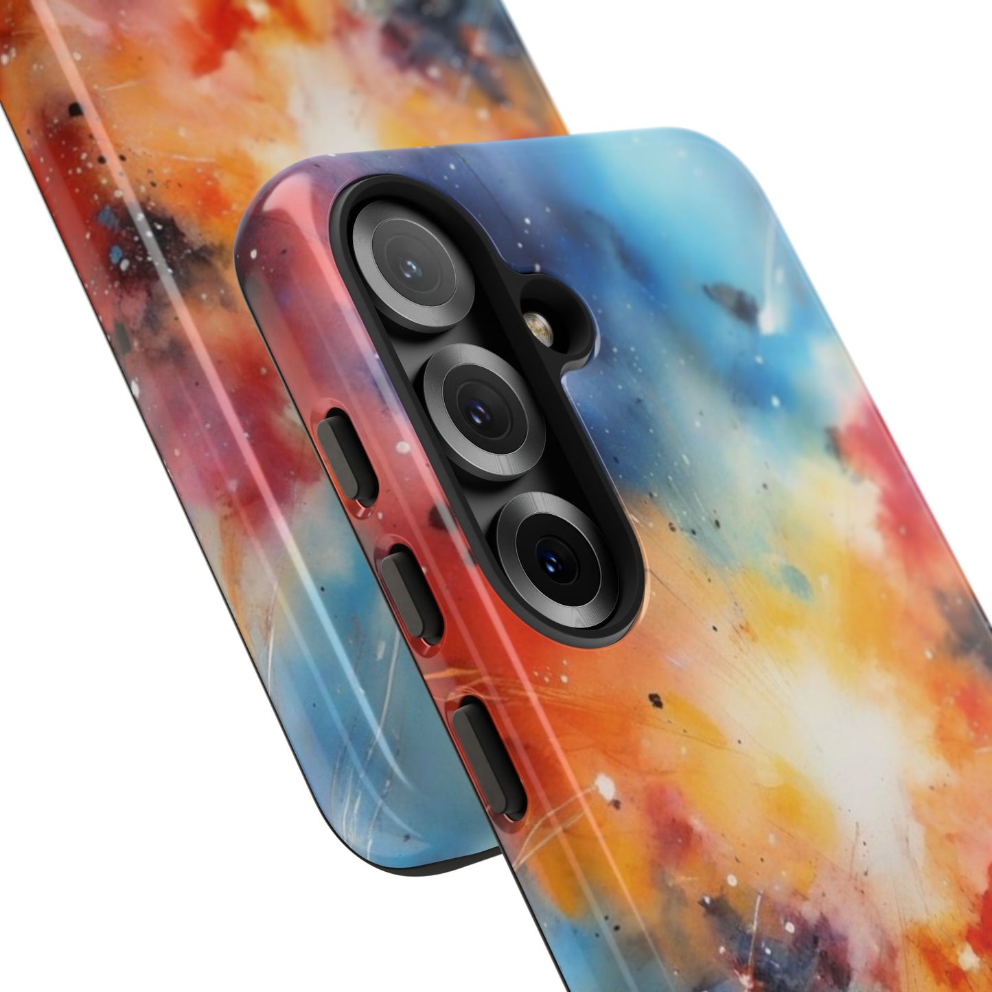 Tough Case Phone Case for Samsung Galaxy S25/S24 – Dual Layer, Matte/Glossy Finish, Wireless Charging Compatible, Galaxy Art Phone Case - Tough and Stylish Protection for Your Device