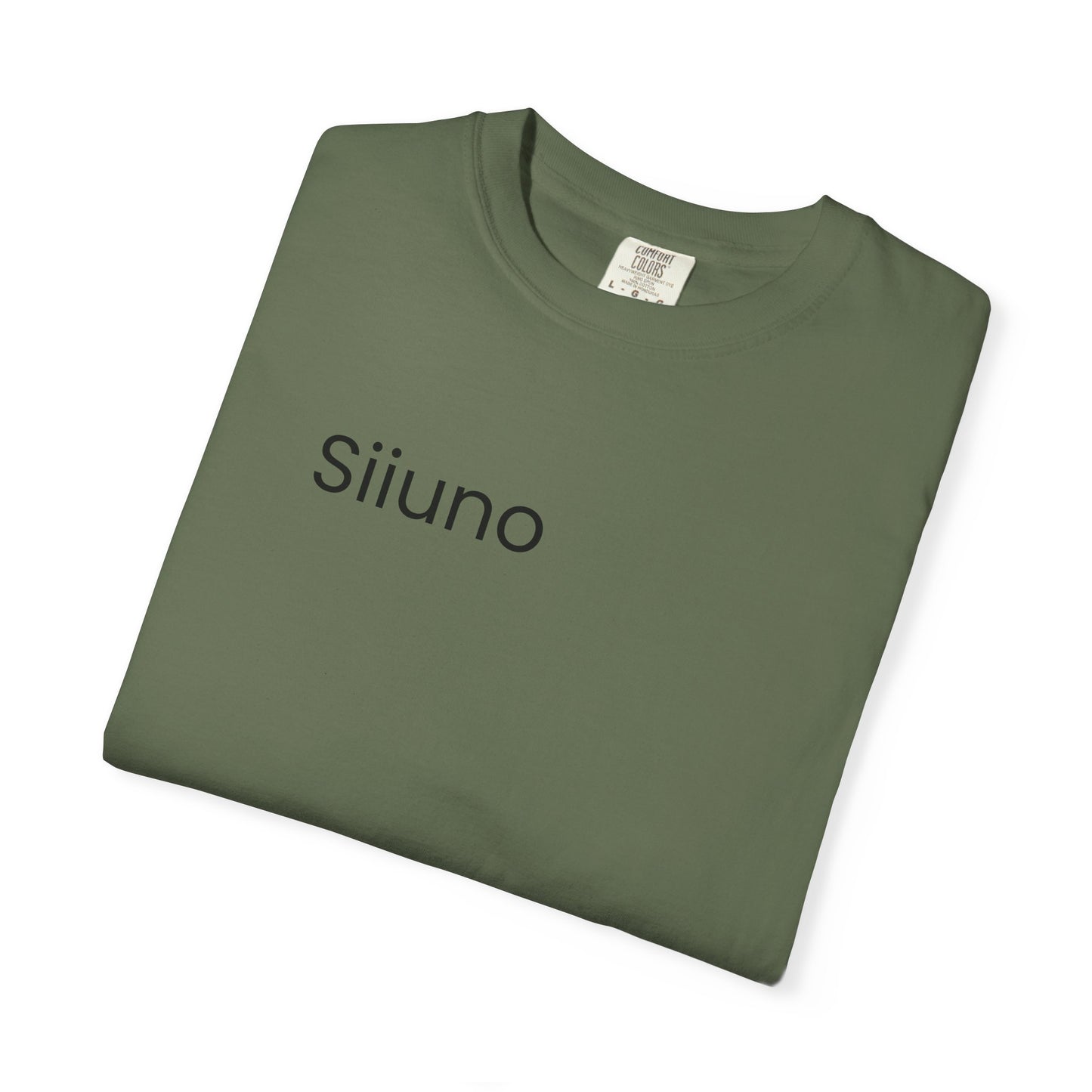 Siiuno Garment-Dyed T-shirt for Everyday Comfort, Unisex Tee for Casual Wear, Gift for Friends, Relaxed Style Tee, Versatile Summer Top