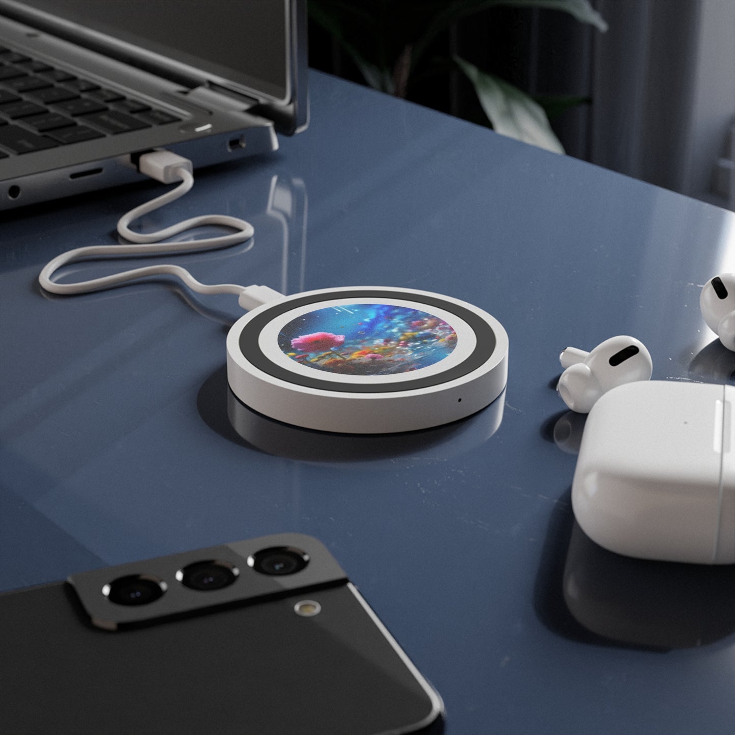 Floral Wireless Charging Pad — Quake Design