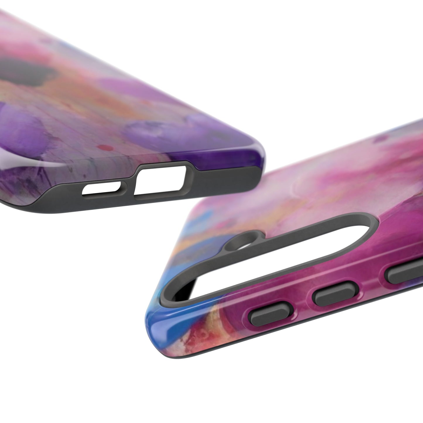 iPhone Tough Case Phone Case for iPhone 16, Samsung Galaxy S25 – Dual Layer, Matte/Glossy Finish, Wireless Charging Compatible