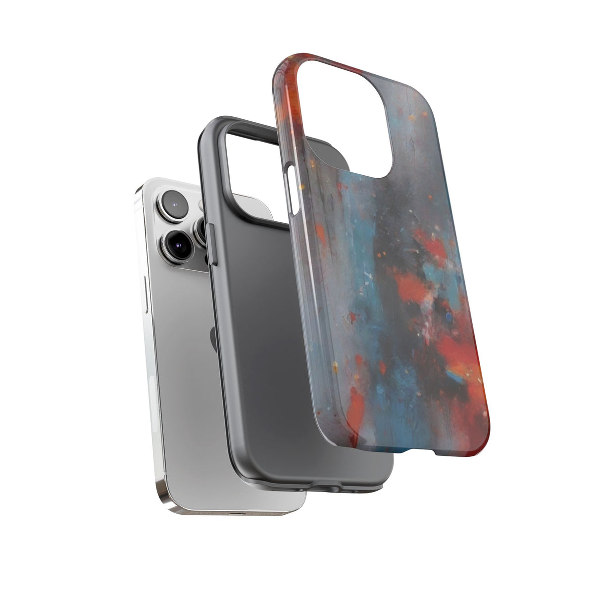 iPhone Tough Case Phone Case for iPhone 14\15\16\17 – Dual Layer, Matte/Glossy Finish, Wireless Charging Compatible
