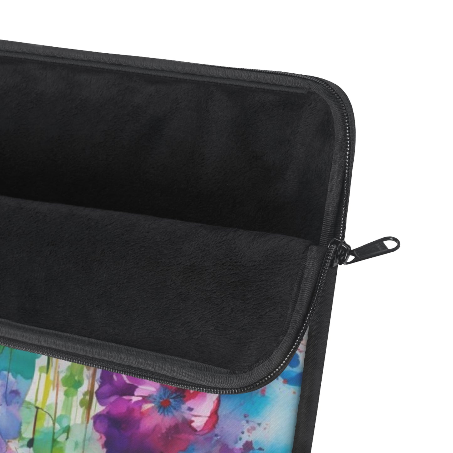 Laptop Sleeve, Artistic Computer Case, Flower Design Sleeve for Women, Colorful Tech Accessories, Ideal Gift for Students
