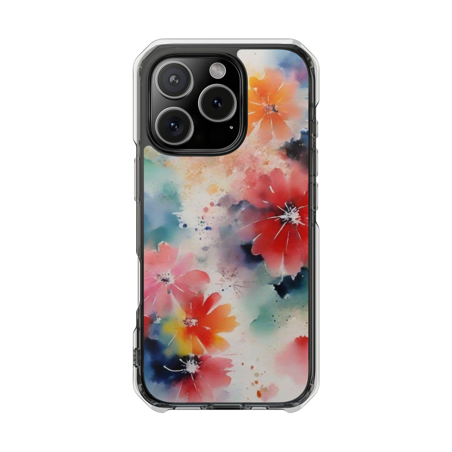 Magnetic Phone Case for iPhone 16/15/14 | Stylish Clear Impact Case, Trendy Protection for iPhone, Unique Gifts for Tech Lovers, Modern Aesthetic