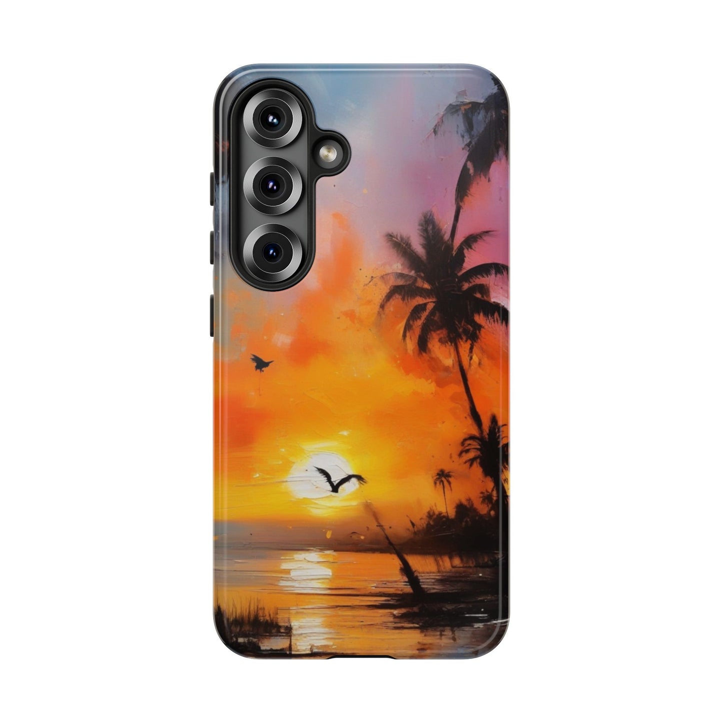 Tough Case Phone Case for Samsung Galaxy S25/S24 – Dual Layer, Matte/Glossy Finish, Wireless Charging Compatible