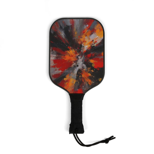 Pickleball Kit – Durable Wooden Paddles, Portable Set with Balls & Carry Bag for All Skill Levels - Perfect for Outdoor Fun! Vibrant Pickleball Paddle Set